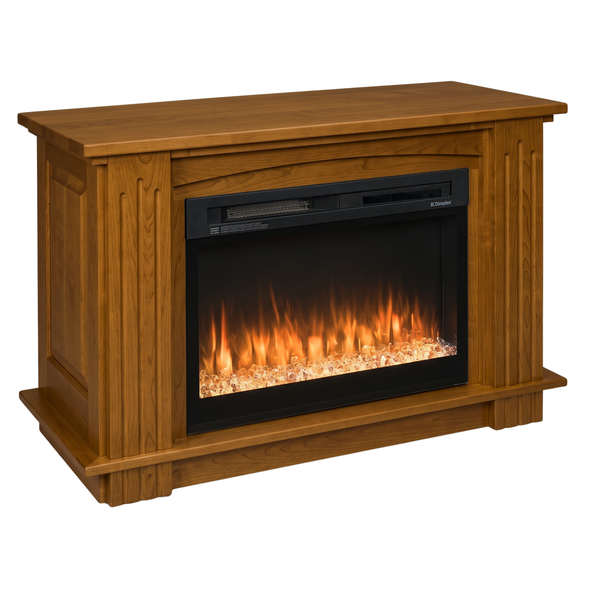 Hoosier Timbercraft Bristol Brown Maple Fireplace