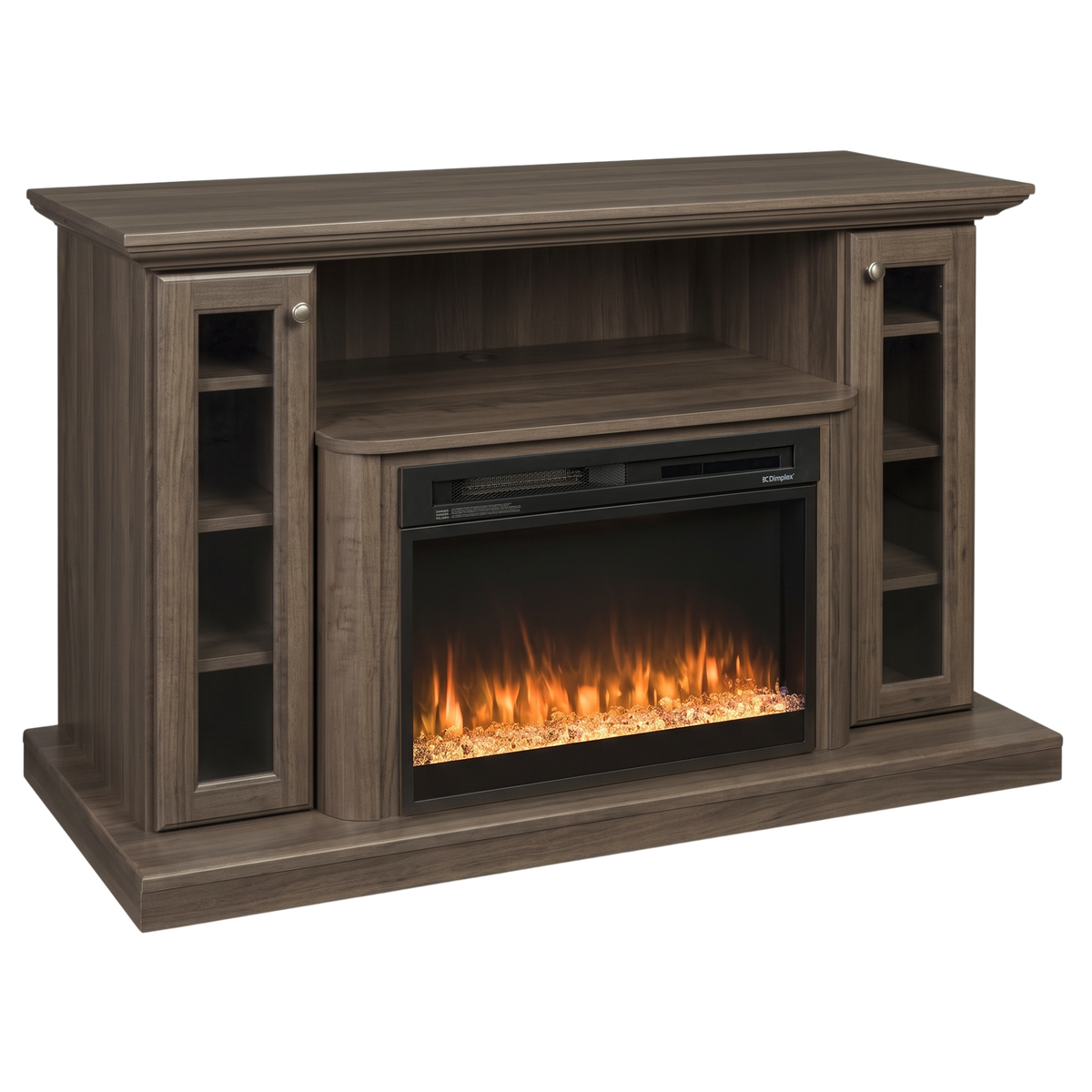 Hoosier Timbercraft Hartford Brown Maple Fireplace