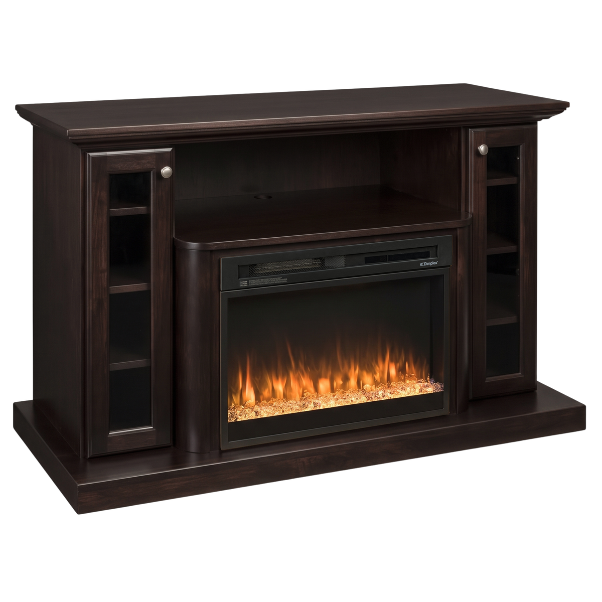 Hoosier Timbercraft Hartford Brown Maple Fireplace