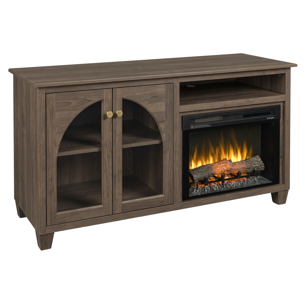 Hoosier Timbercraft Hazelwood Brown Maple Fireplace