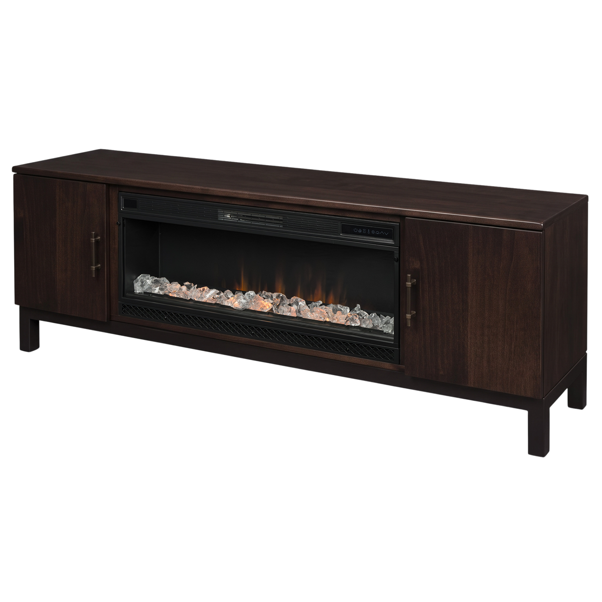 Hoosier Timbercraft Kinser Electric Fireplace TV Stand