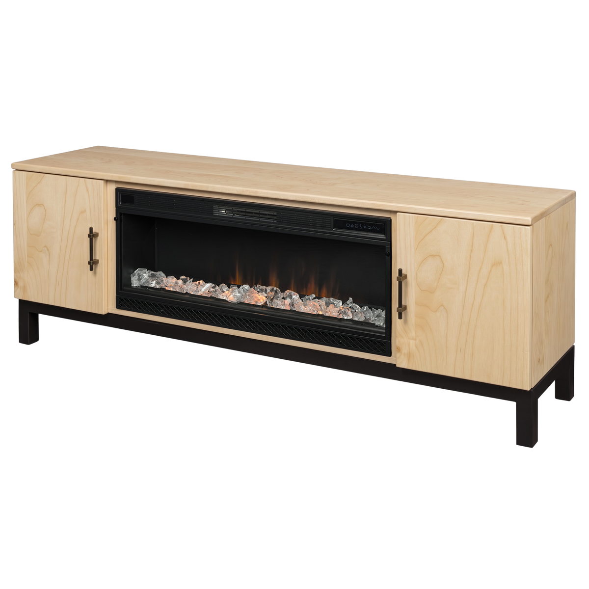 Hoosier Timbercraft Kinser Electric Fireplace TV Stand