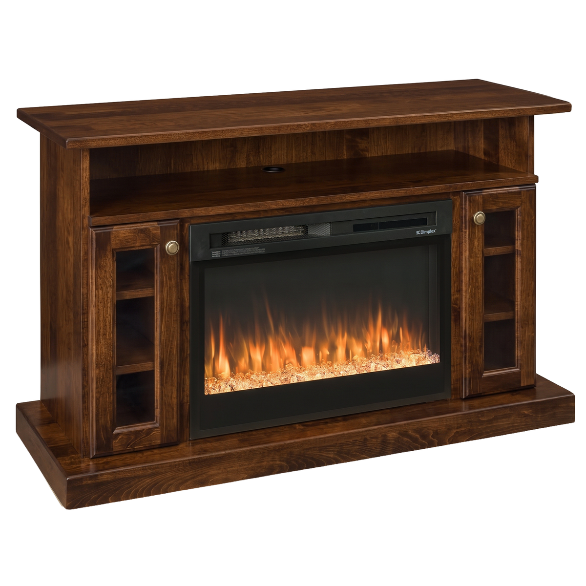Hoosier Timbercraft Montford Brown Maple Fireplace