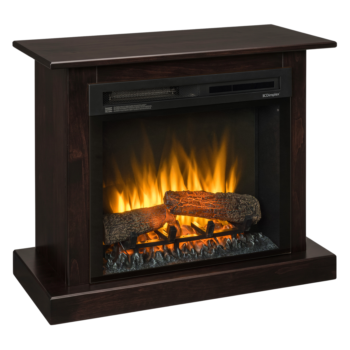 Hoosier Timbercraft Providence Electric Brown Maple Fireplace