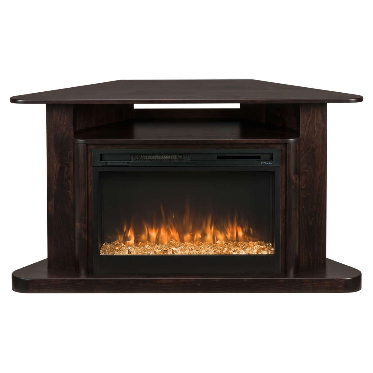 Hoosier Timbercraft Somerset Electric Corner Fireplace