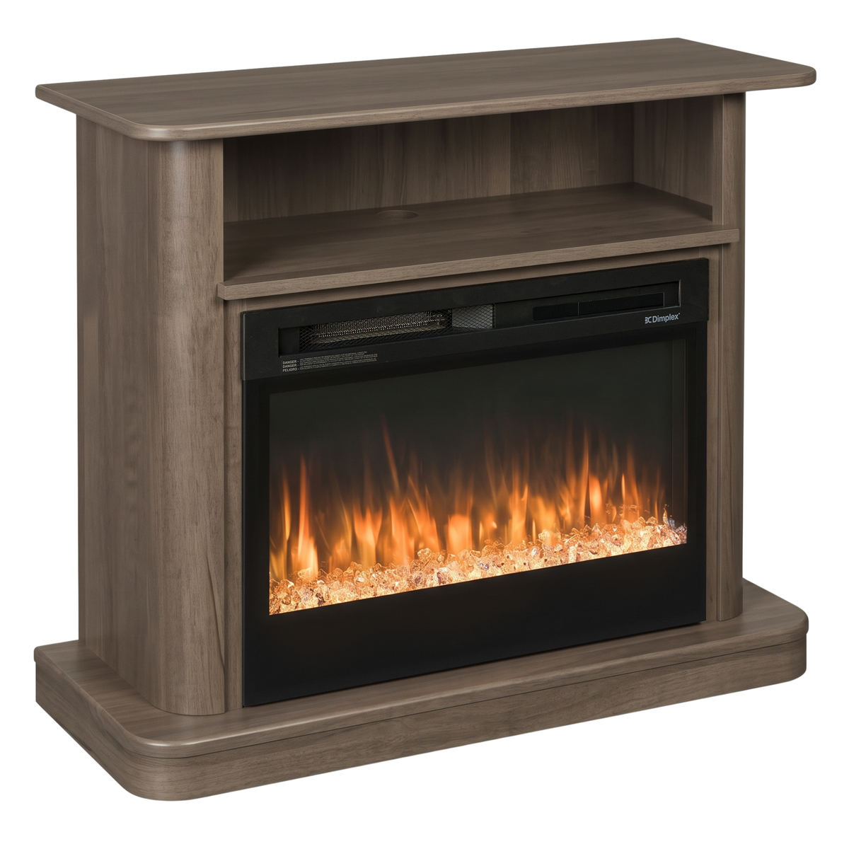 Hoosier Timbercraft Vista Brown Maple Fireplace