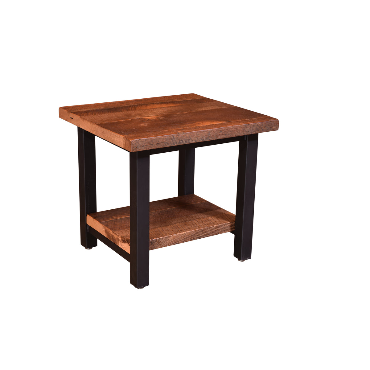 Legacy Estate Helmic Reclaimed Barnwood End Table