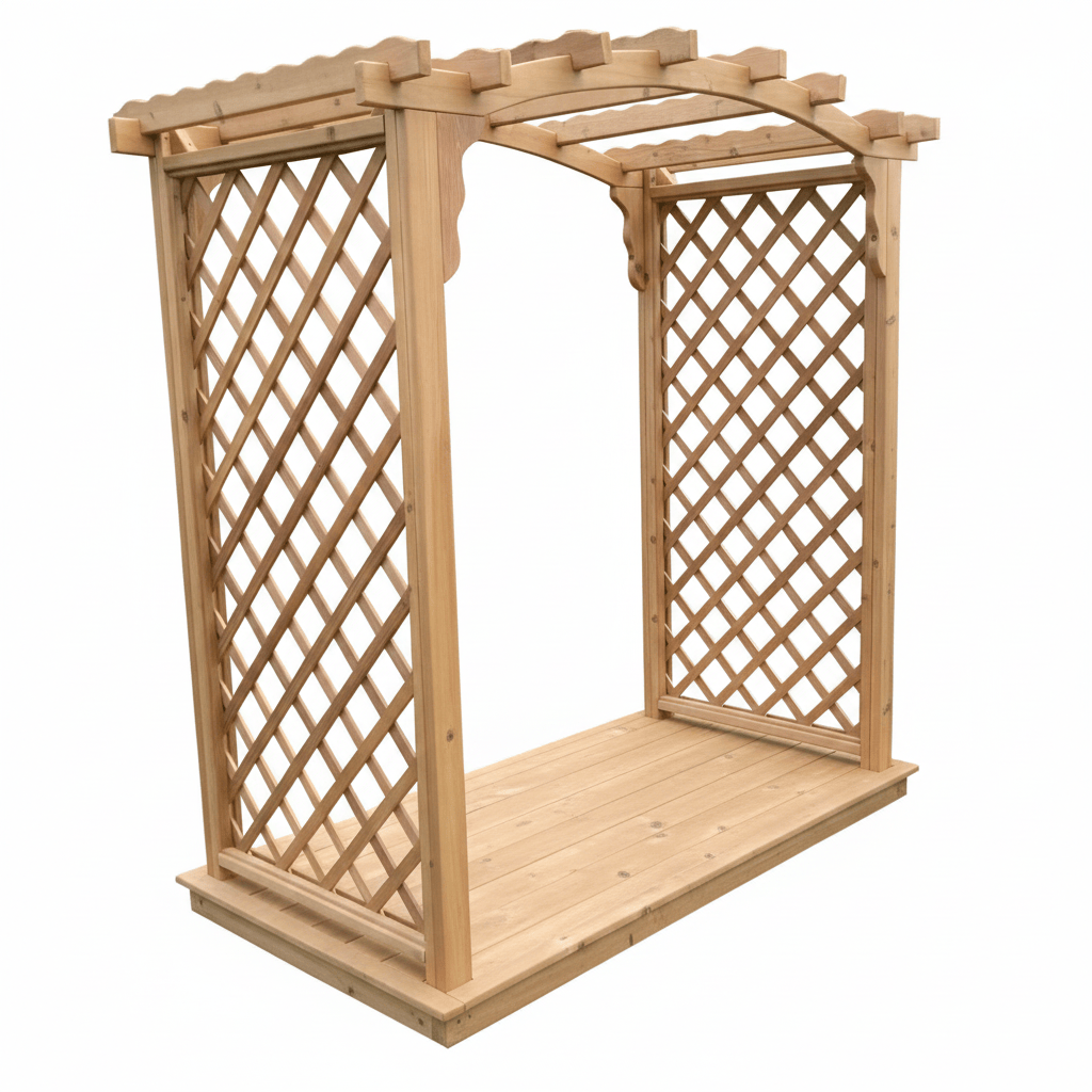 Heritage Lawncraft Newberry Cedar Garden Arbor