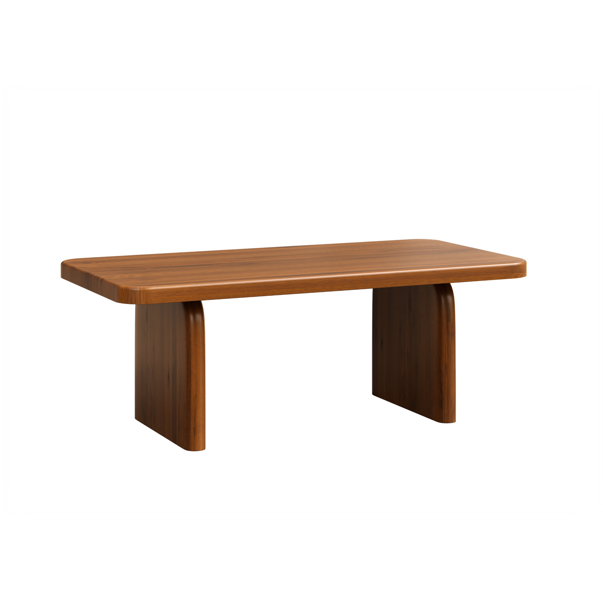 High Bank Woodworks Higley White Oak Coffee Table (Trestle)
