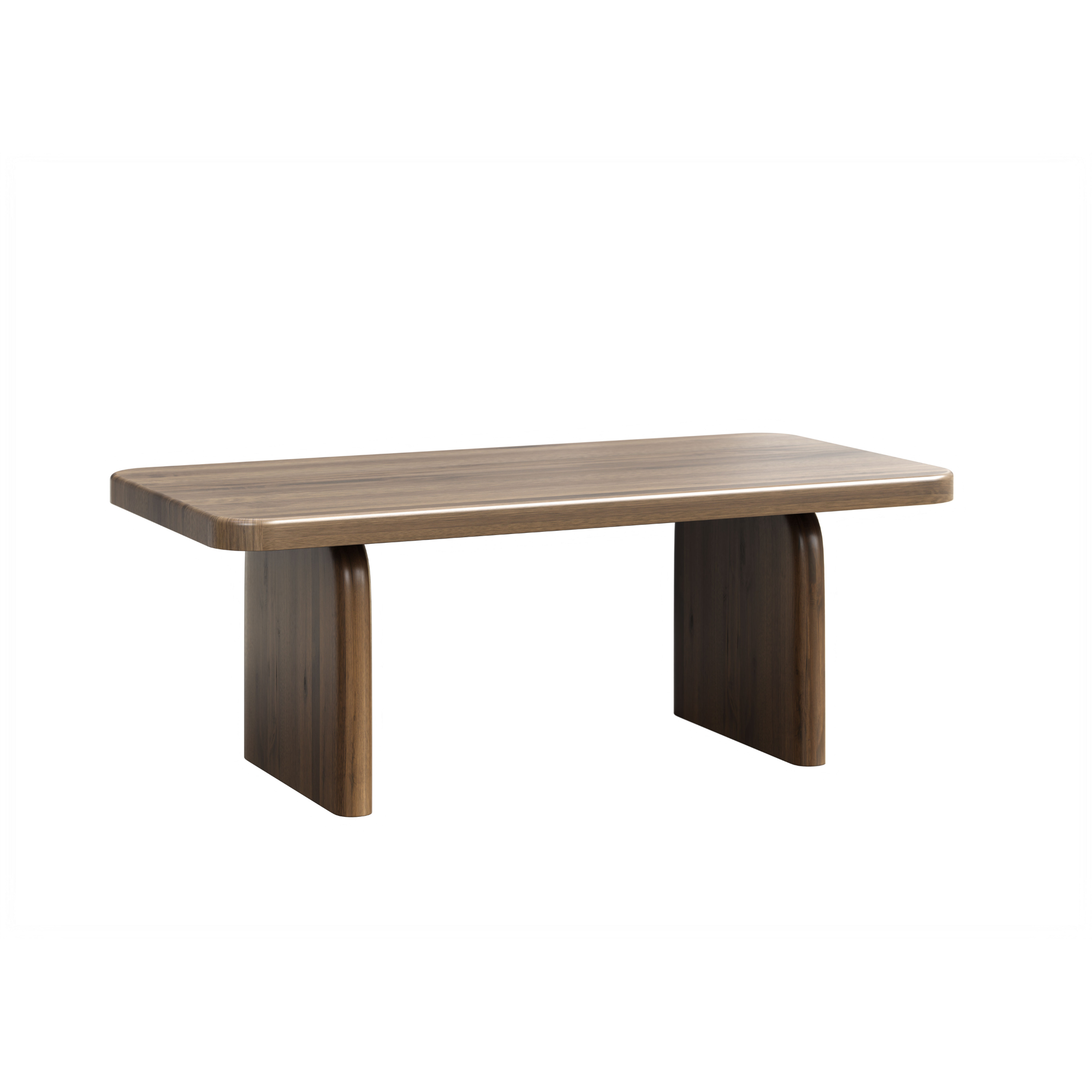 High Bank Woodworks Higley White Oak Coffee Table (Trestle)