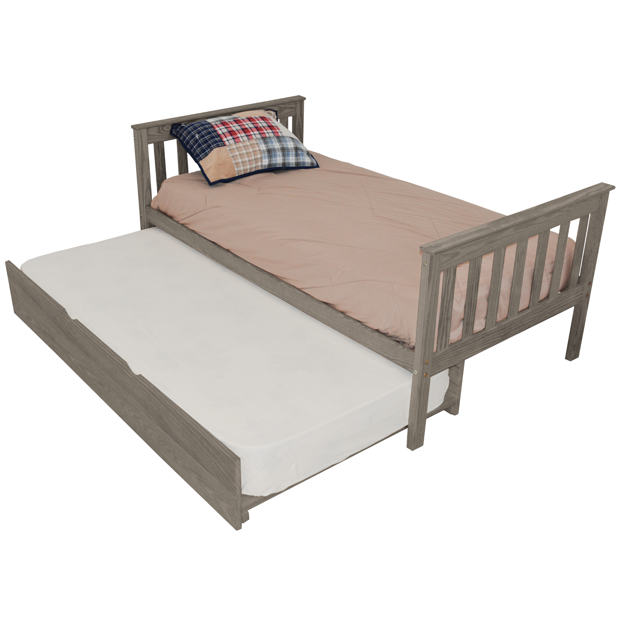 Versaloft Mission Amish Made Bed Frame with Trundle Unit
