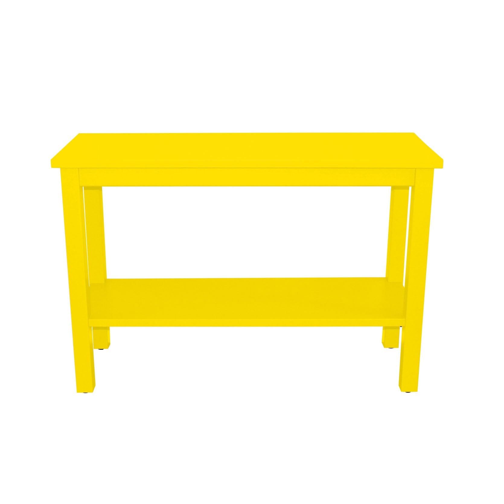 Versaloft Amish Made Wood Console Table with Shelf