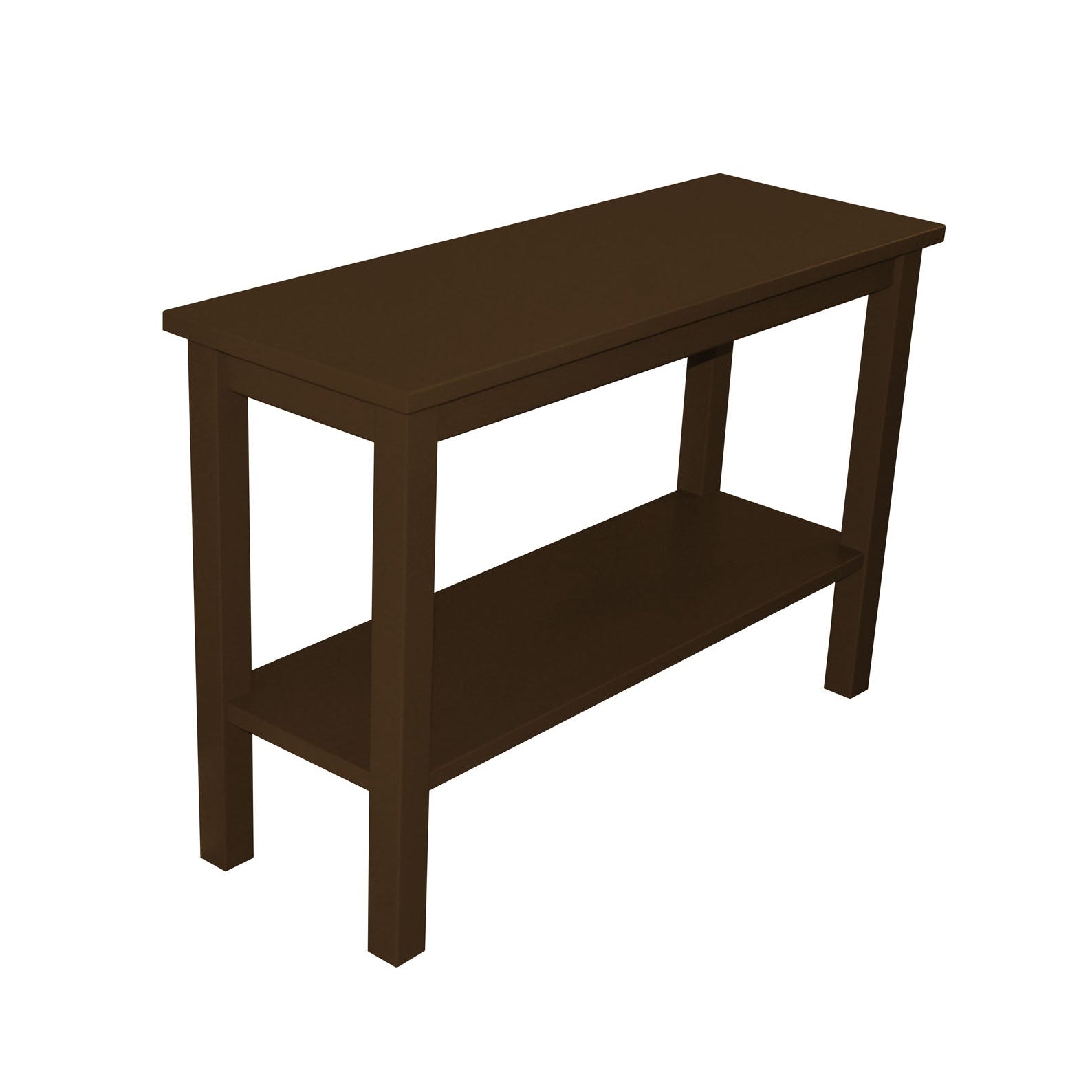 Versaloft Amish Made Wood Console Table with Shelf