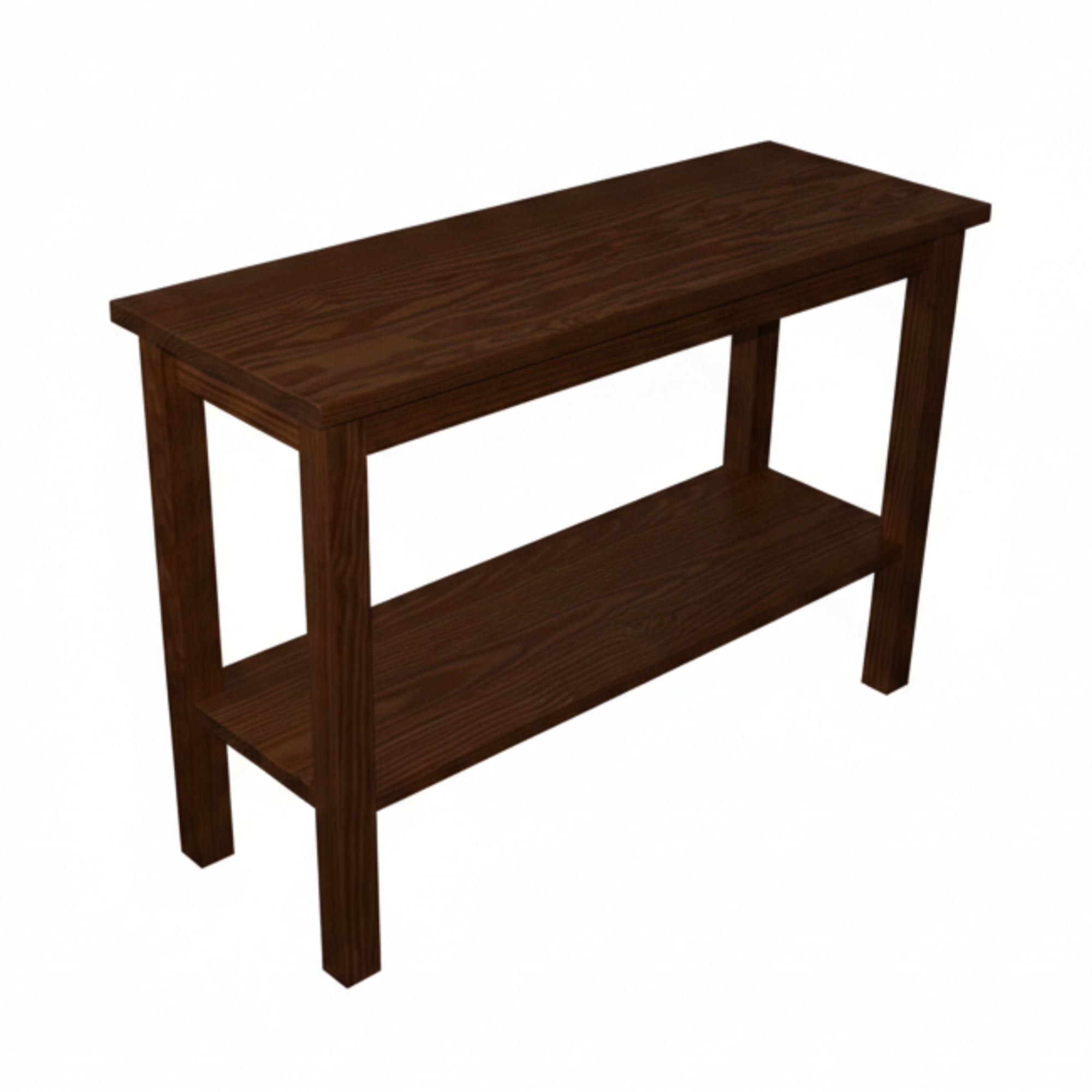 Versaloft Amish Made Wood Console Table with Shelf