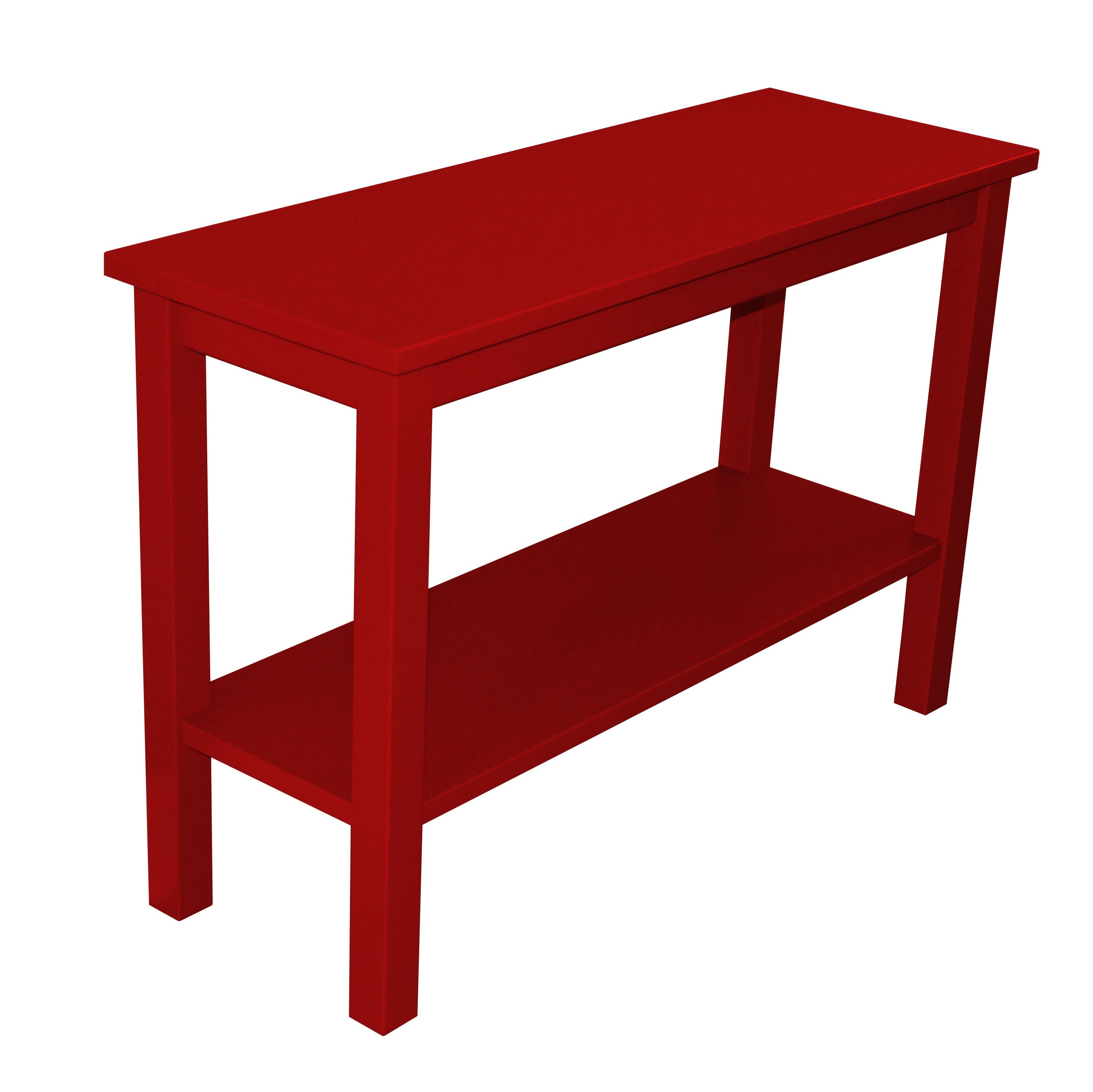 Versaloft Amish Made Wood Console Table with Shelf