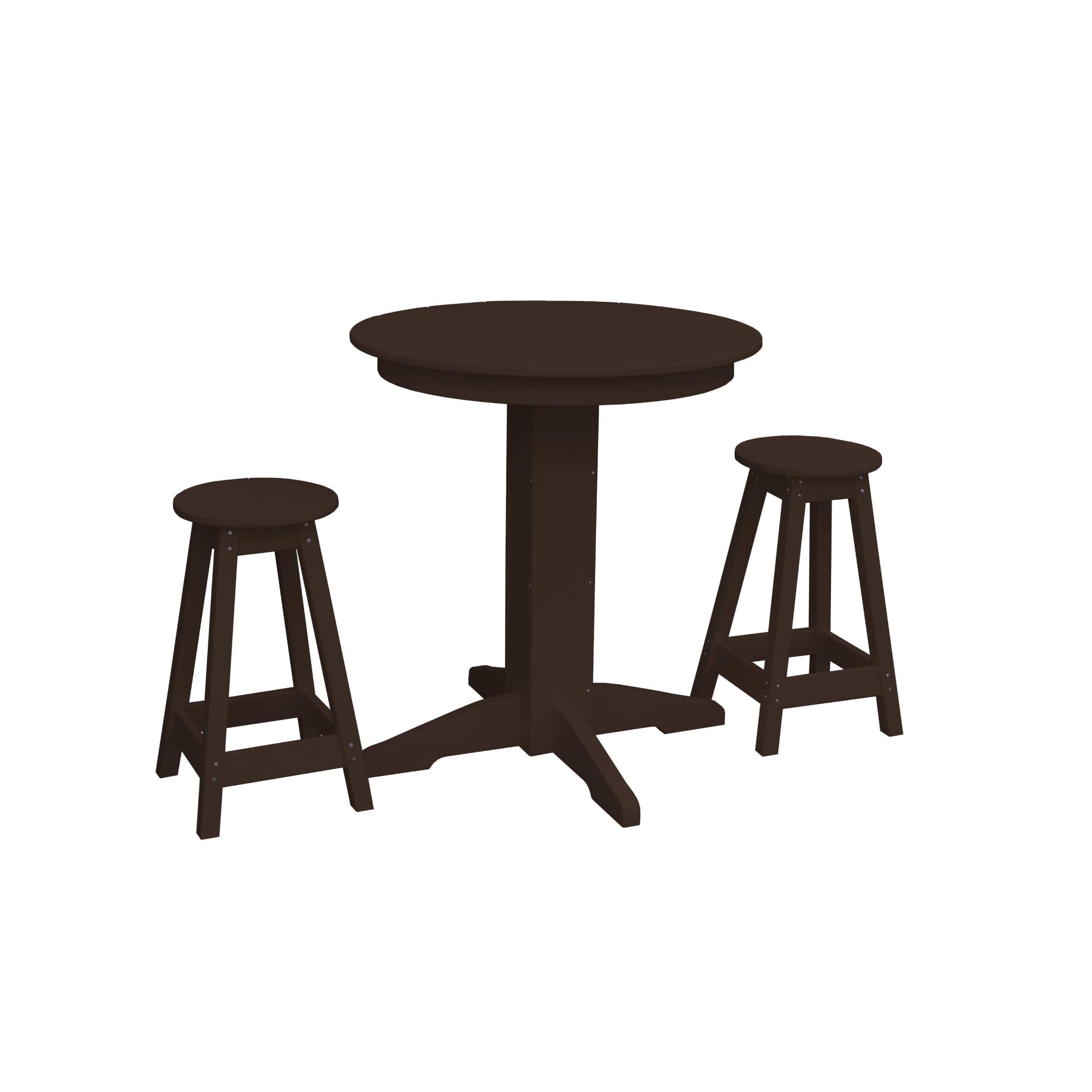 Keystone Amish Co. Poly Composite Sierra Counter-Height Barstool Set