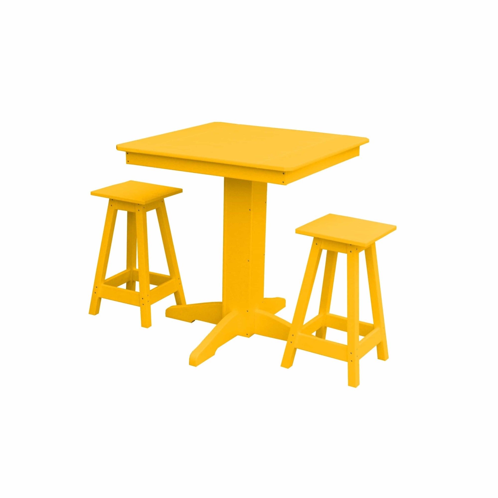 Keystone Amish Co. Riley 3-Piece Outdoor Poly Counter Height Dining Set