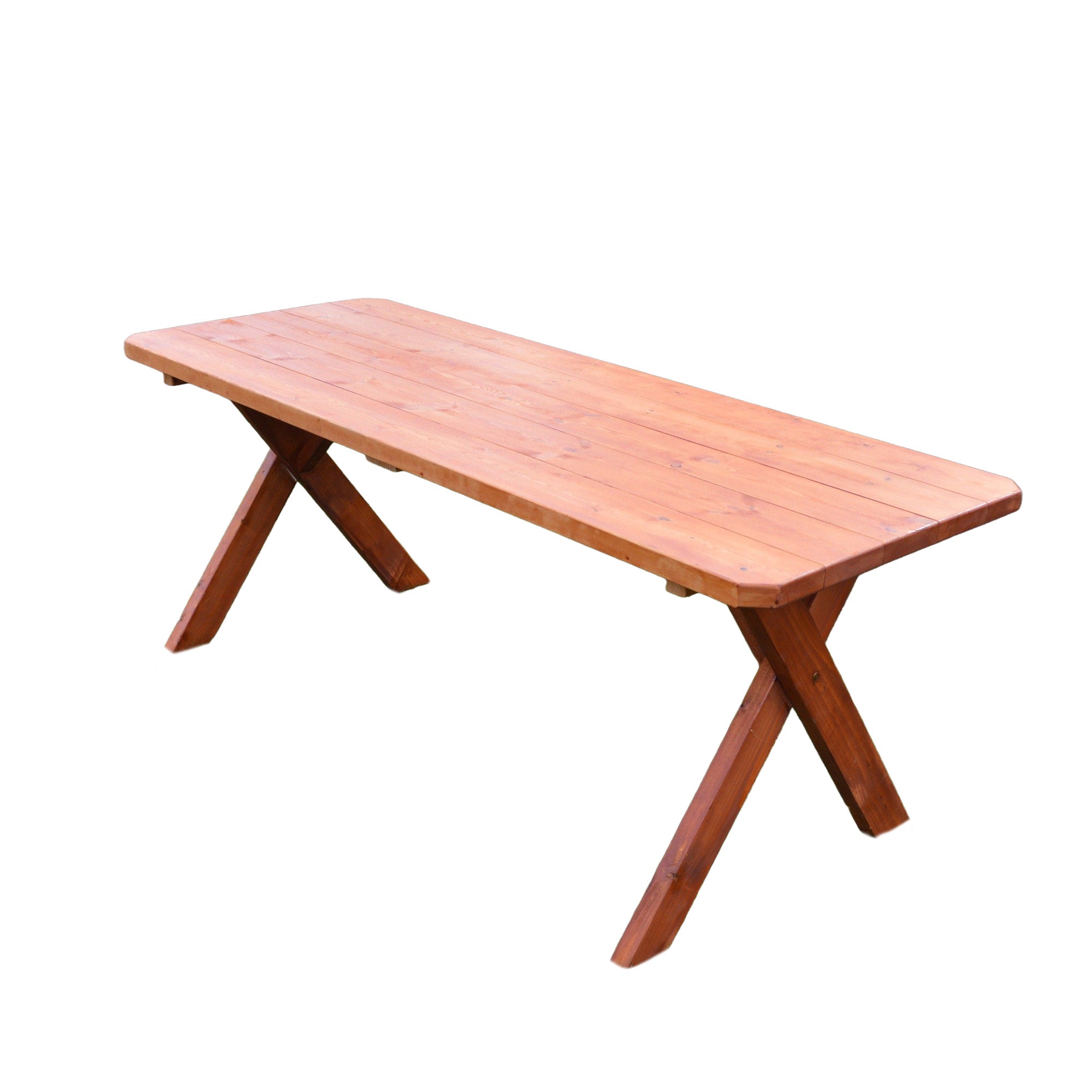 Keystone Amish Co. Spruce Crossleg Outdoor Dining Table