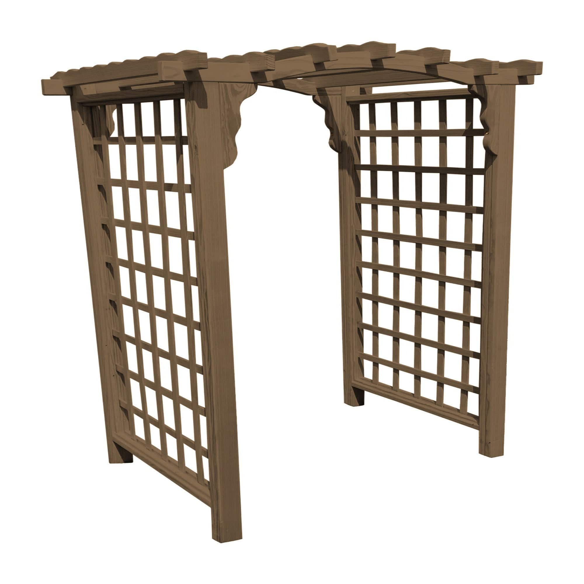 Heritage Lawncraft Georgetown Pressure Treated Wood Garden Arbor