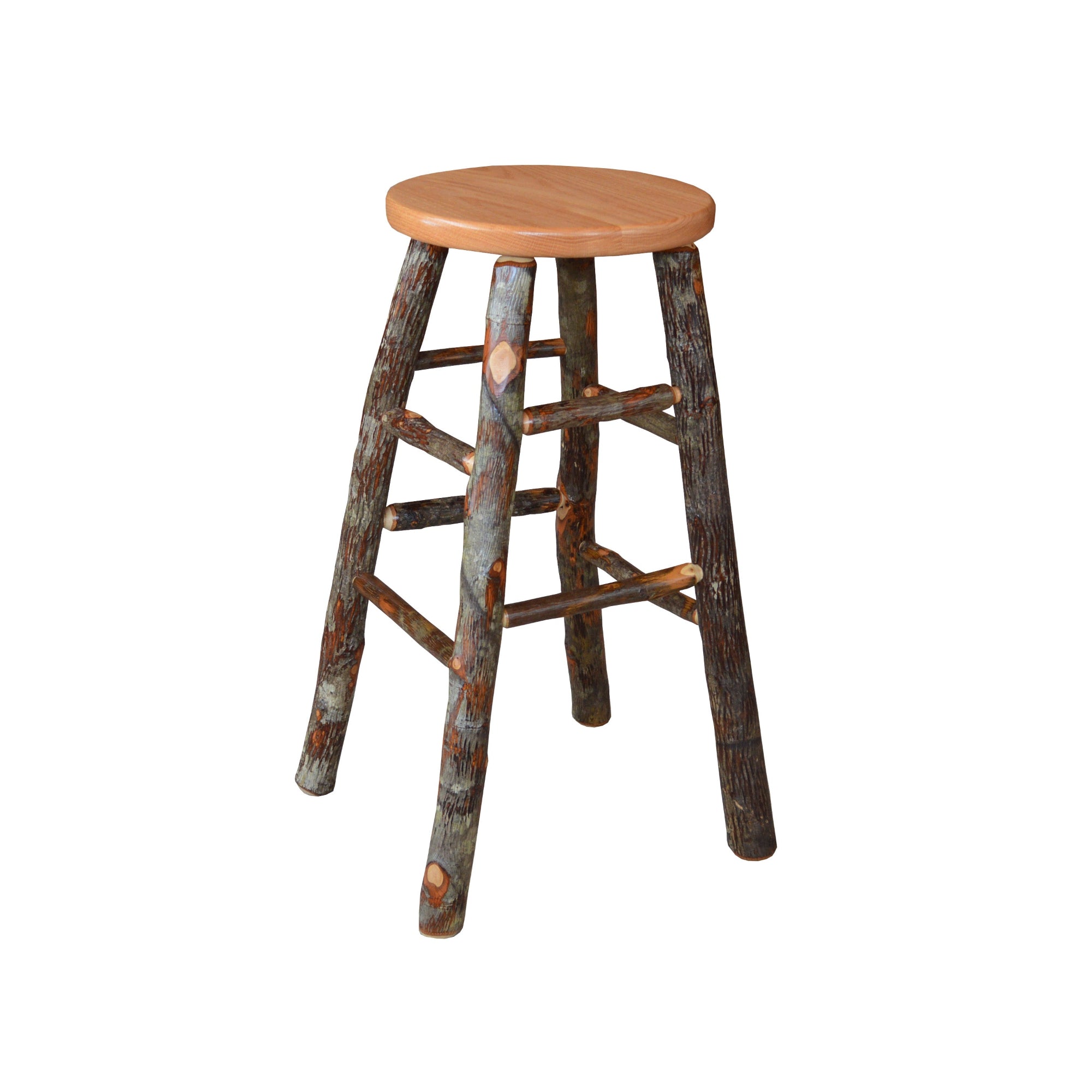 Keystone Amish Co. Hickory Rustic Bar Stool