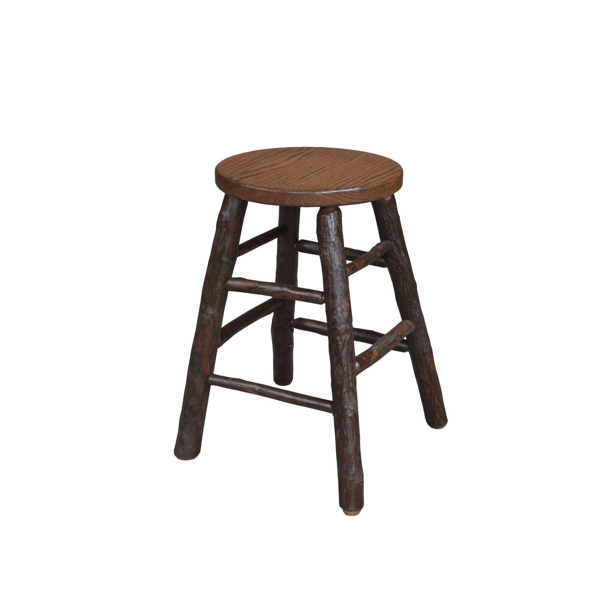Keystone Amish Co. Rustic Hickory Counter Stool