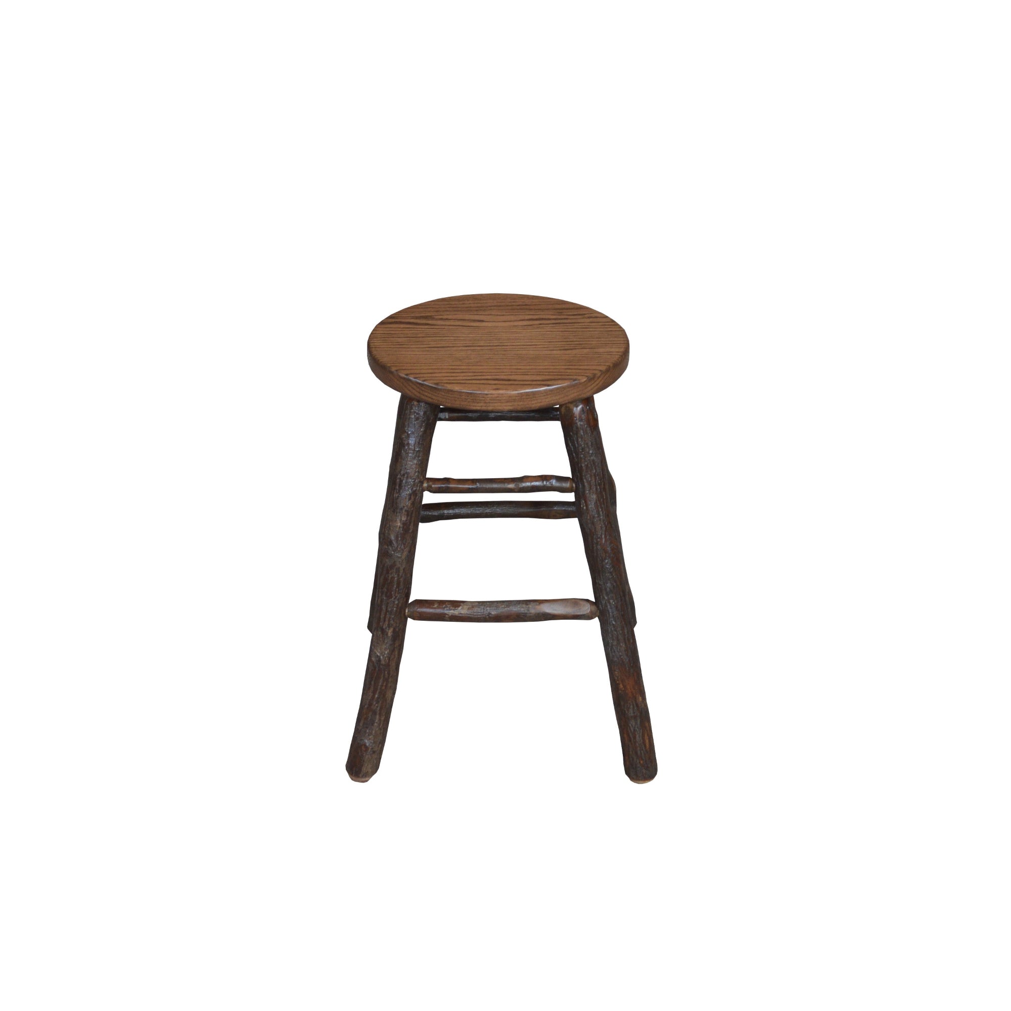 Keystone Amish Co. Rustic Hickory Counter Stool