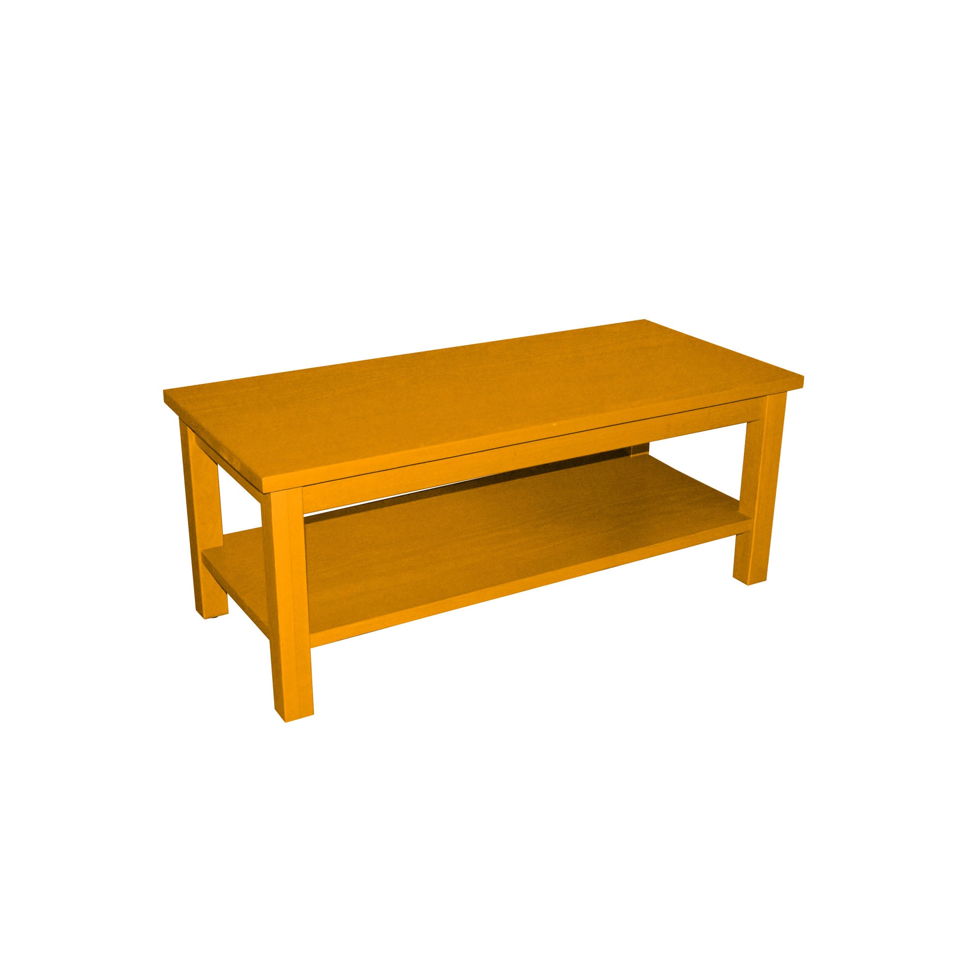 Versaloft Amish Made Wood Coffee Table with Shelf