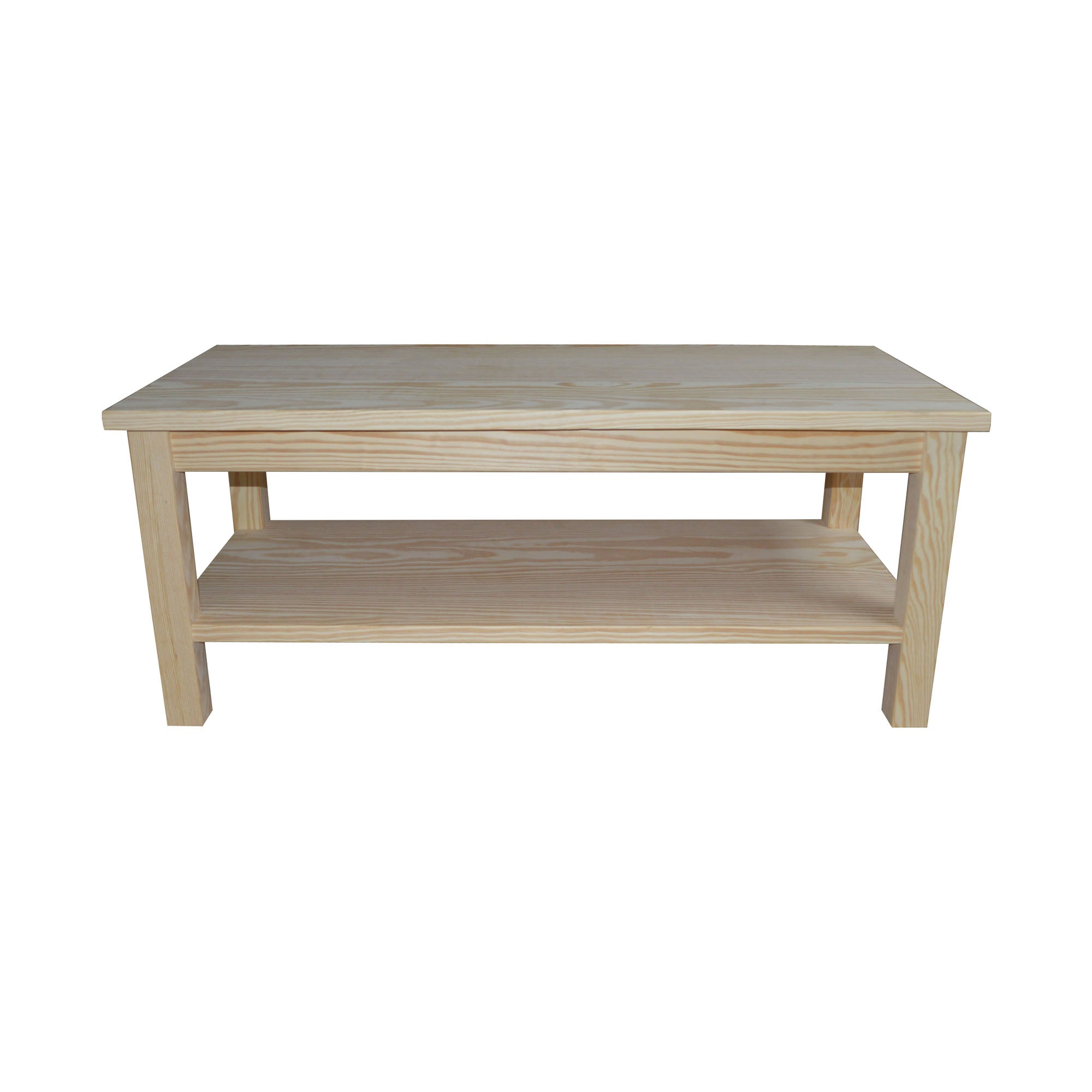 Versaloft Amish Made Wood Coffee Table with Shelf