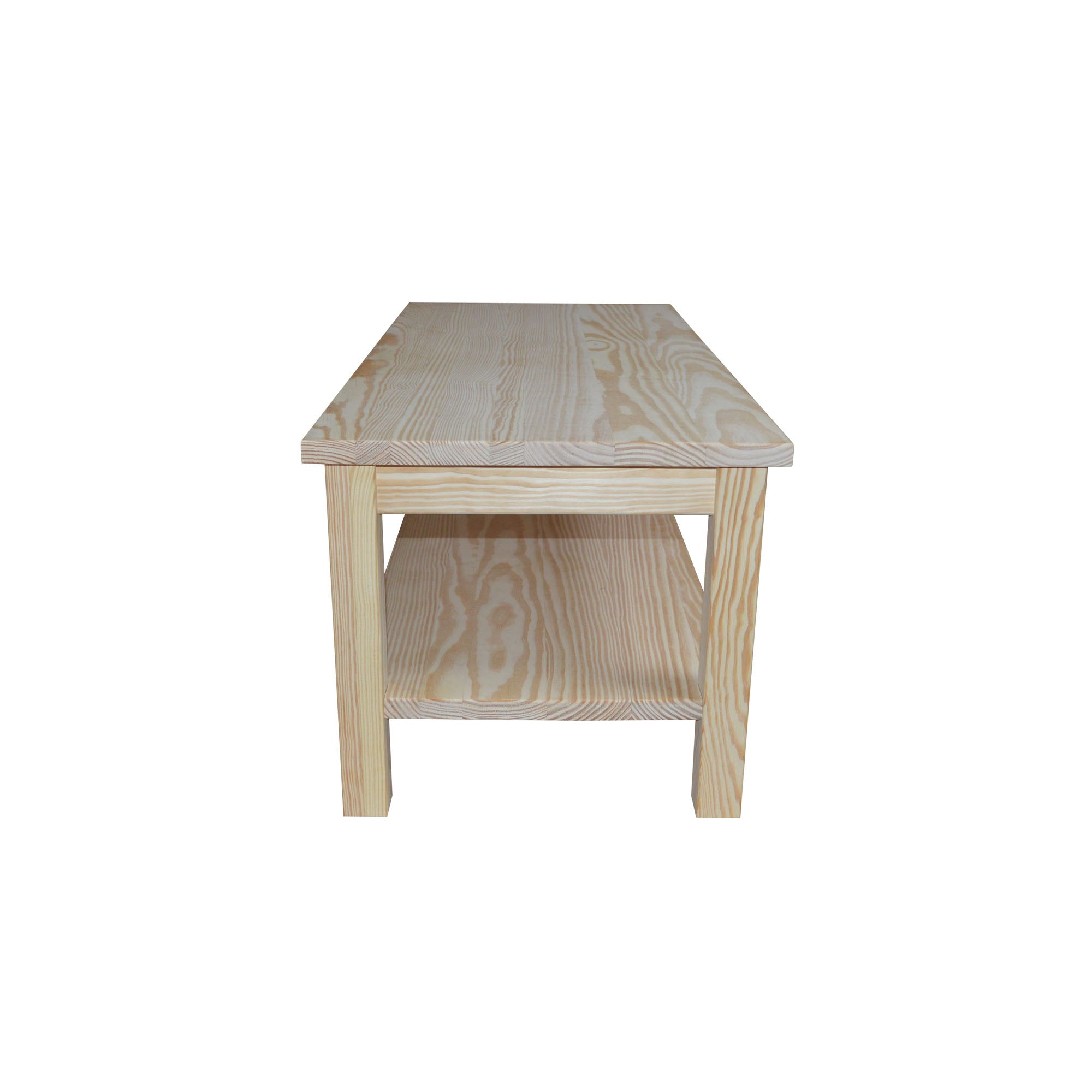 Versaloft Amish Made Wood Coffee Table with Shelf