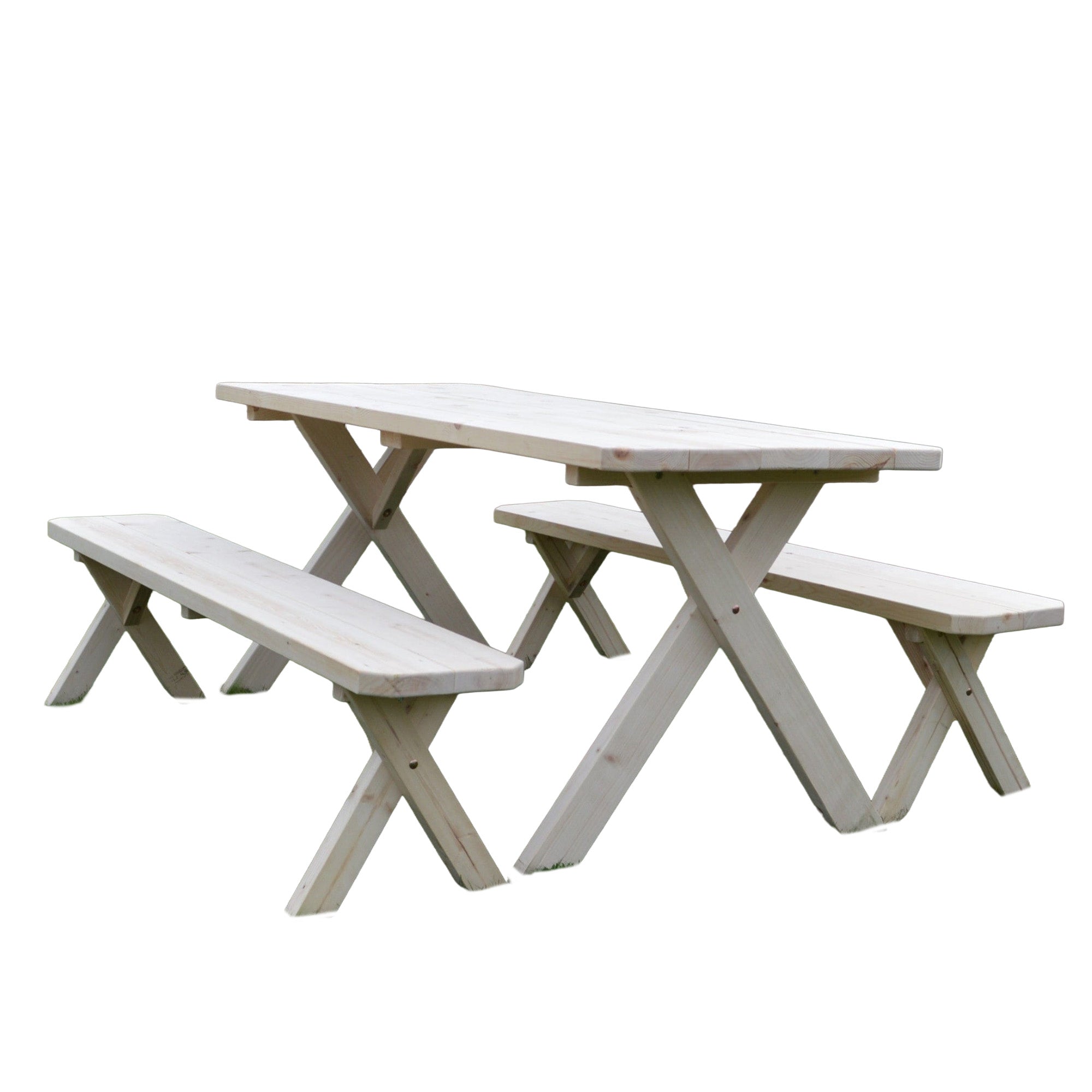 Keystone Amish Co. Spruce Crossleg Outdoor Dining Set