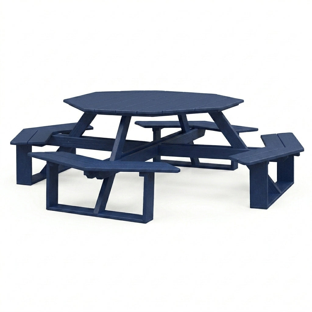 Keystone Amish Co. Octagon Walk-In Poly Picnic Table
