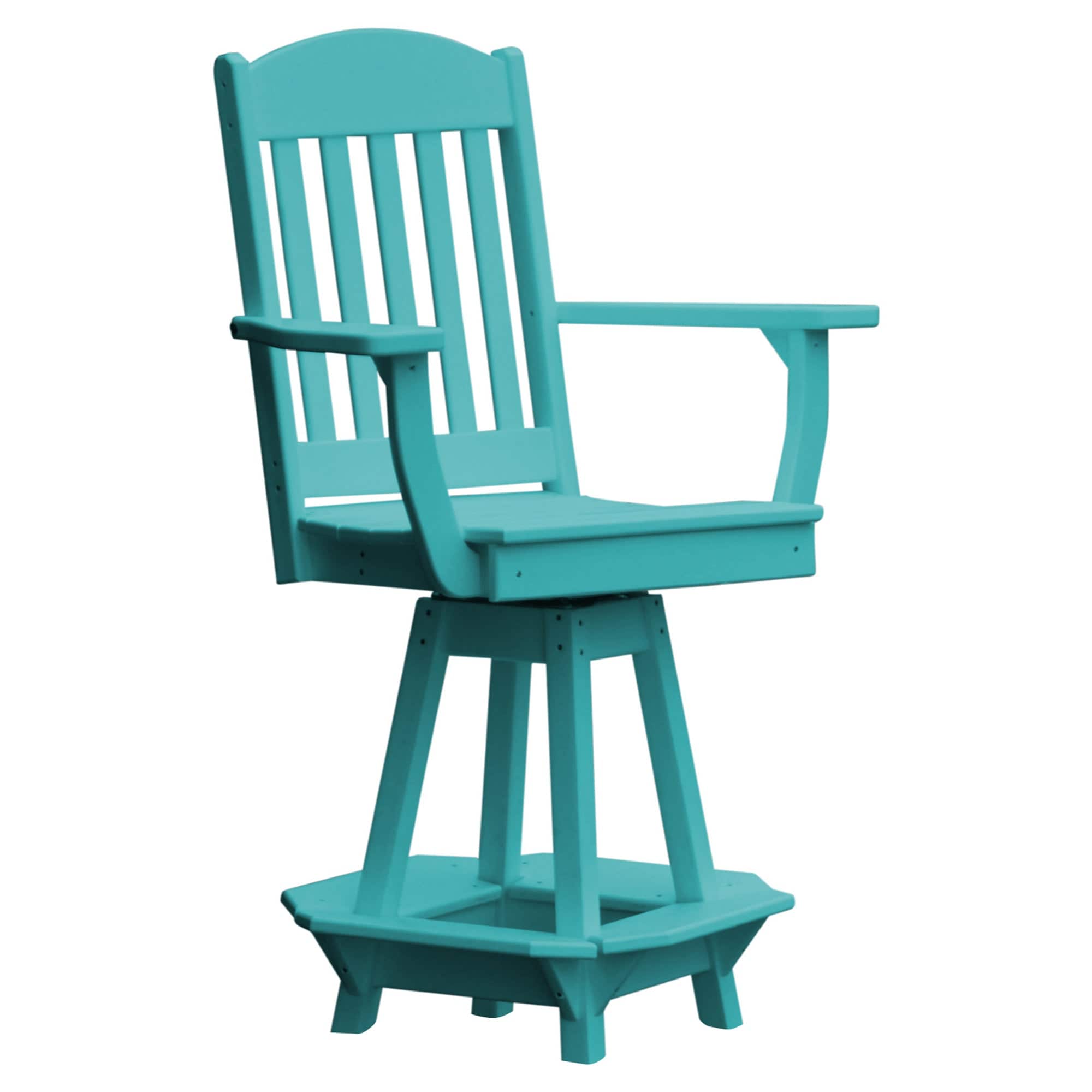 Keystone Amish Co. Classic Poly Counter Height Swivel Chair