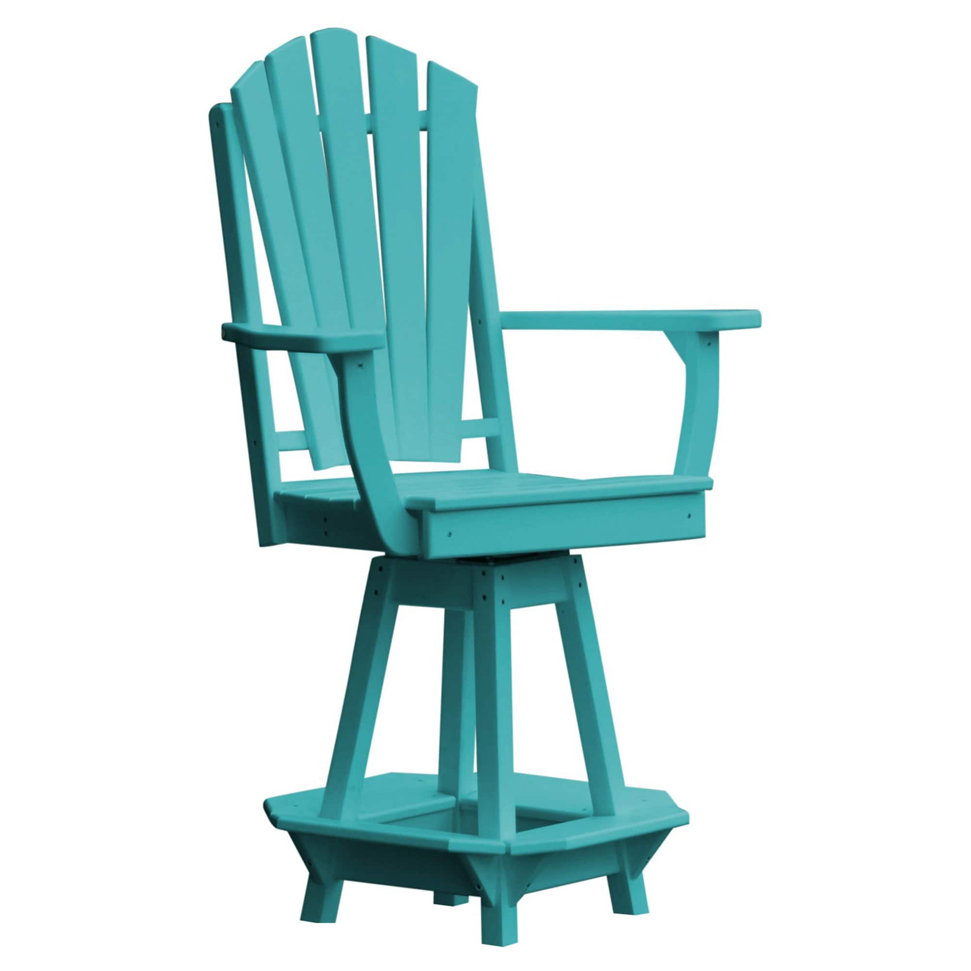 Keystone Amish Co. Sunburst Poly Outdoor Swivel Counter Chair