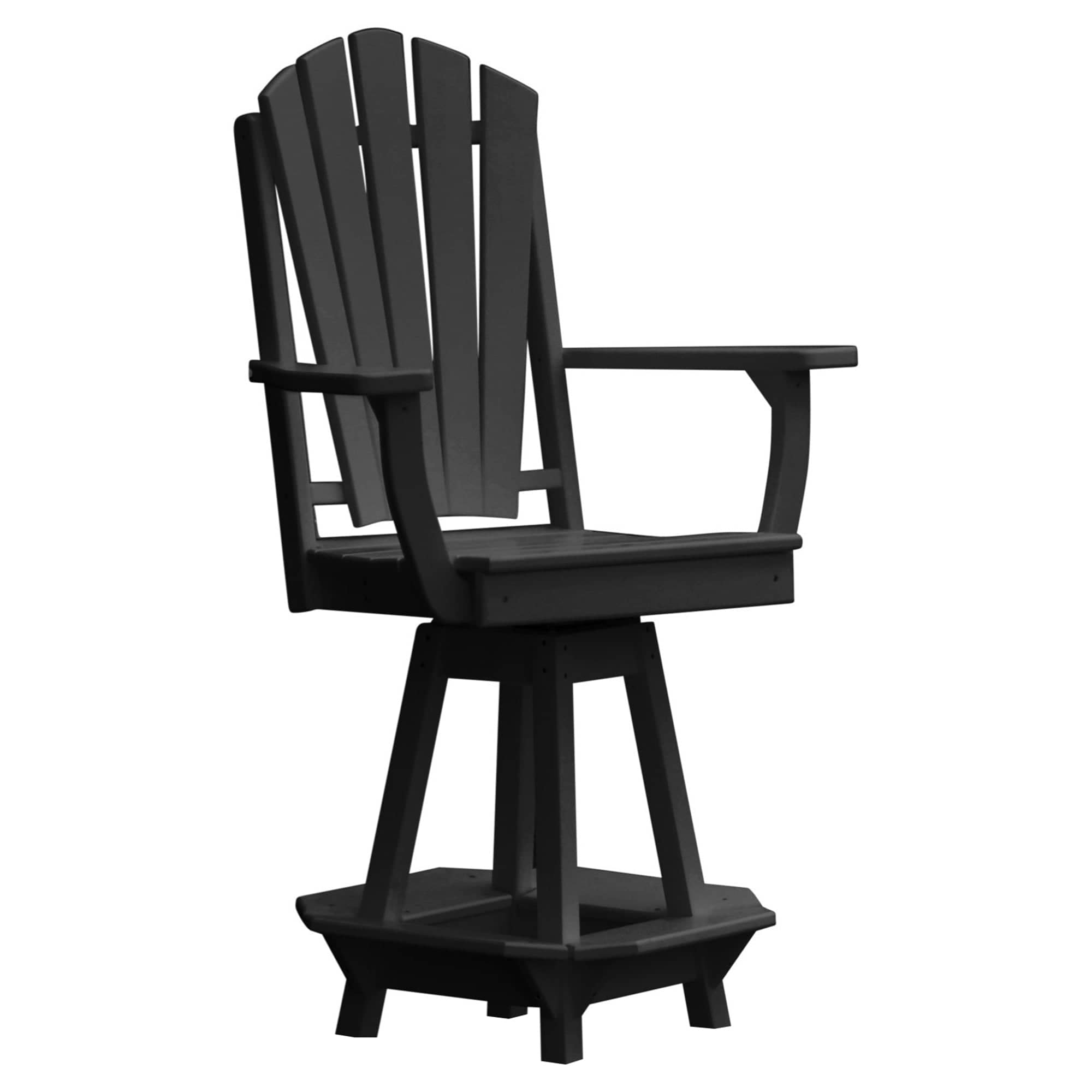 Keystone Amish Co. Sunburst Poly Outdoor Swivel Counter Chair