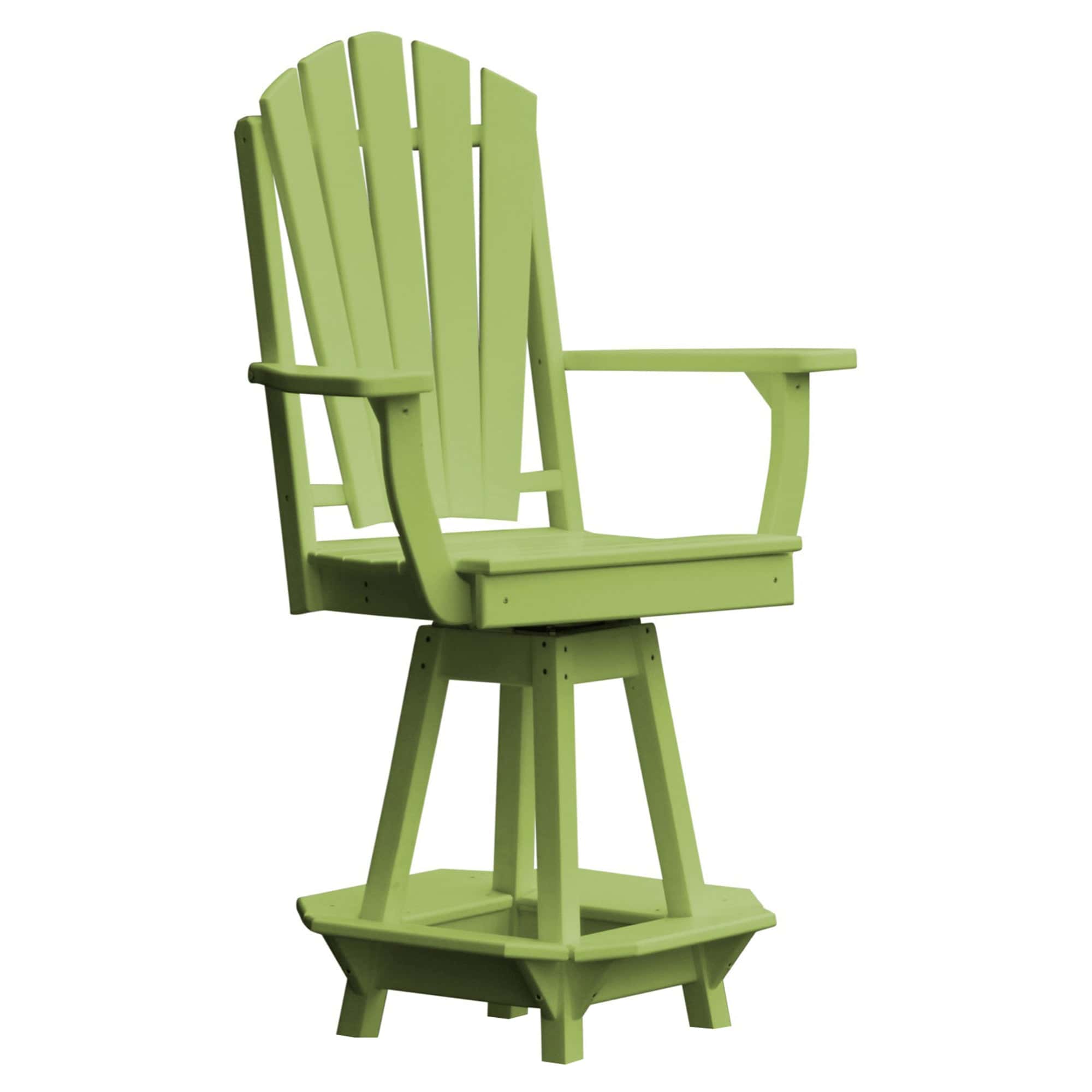 Keystone Amish Co. Sunburst Poly Outdoor Swivel Counter Chair