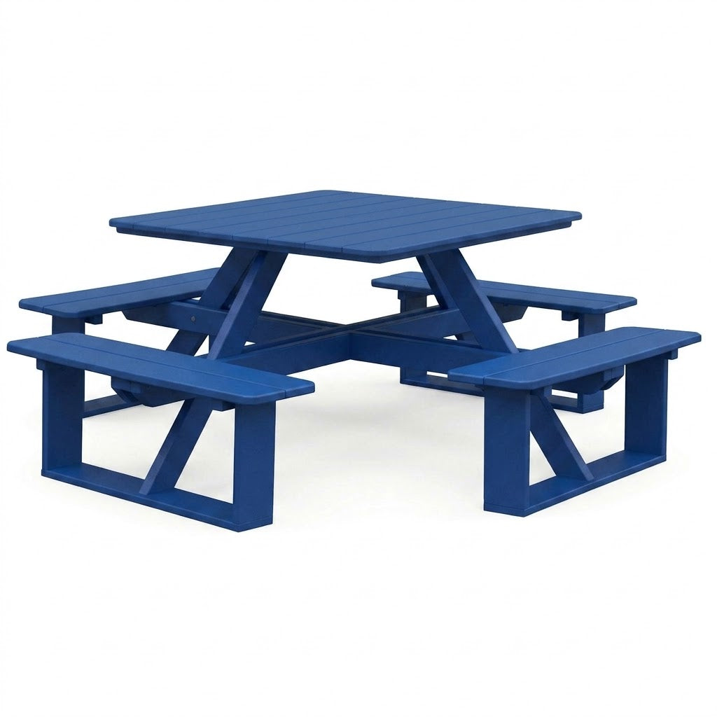 Keystone Amish Co. Square Walk-In Poly Picnic Table