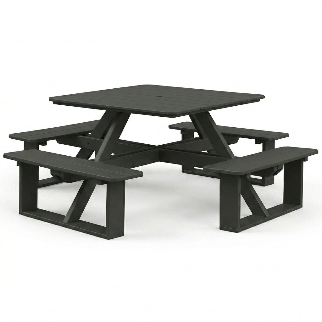 Keystone Amish Co. Square Walk-In Poly Picnic Table
