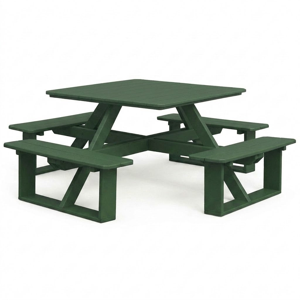 Keystone Amish Co. Square Walk-In Poly Picnic Table