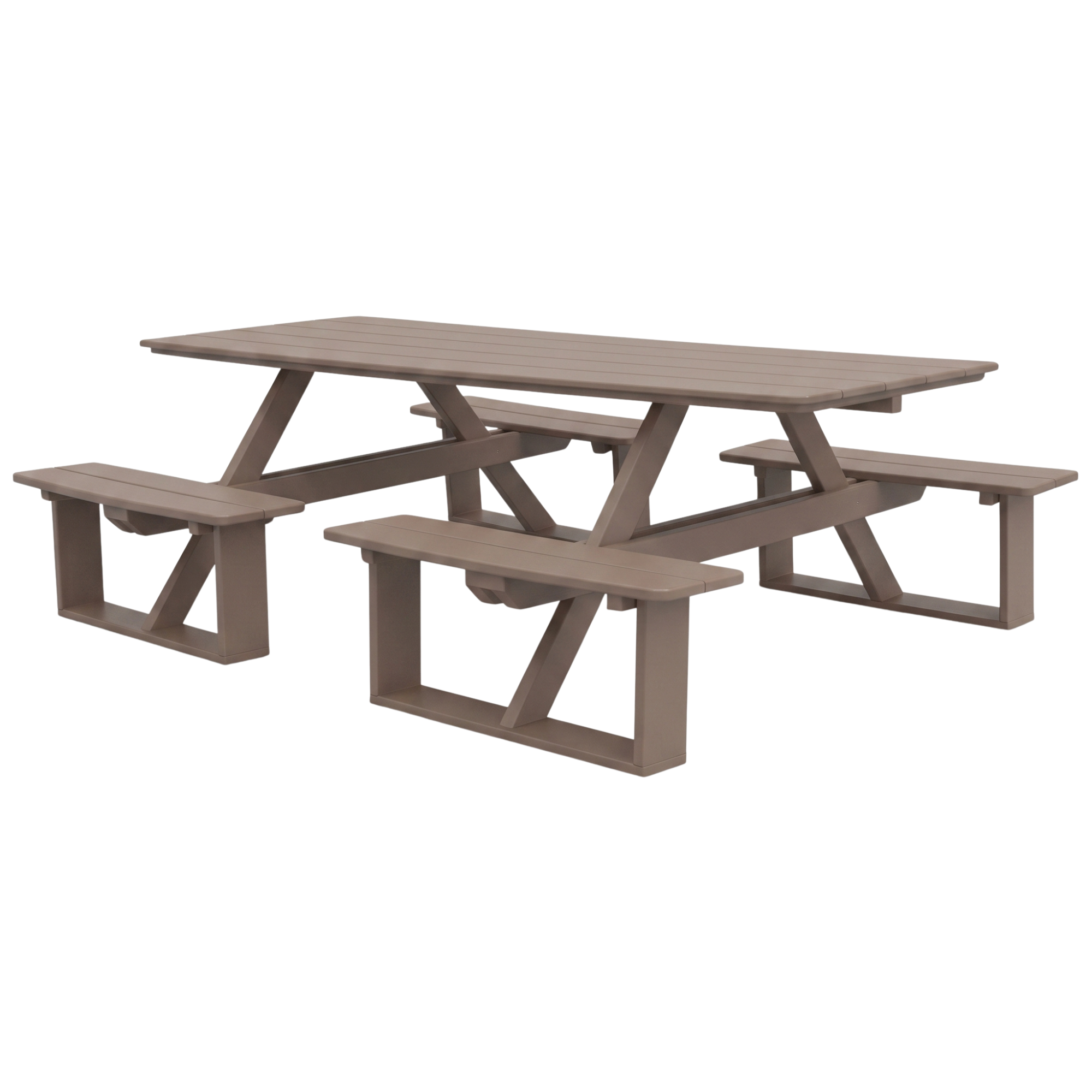 Keystone Amish Co. Traditional Walk-In Poly Lumber Picnic Table