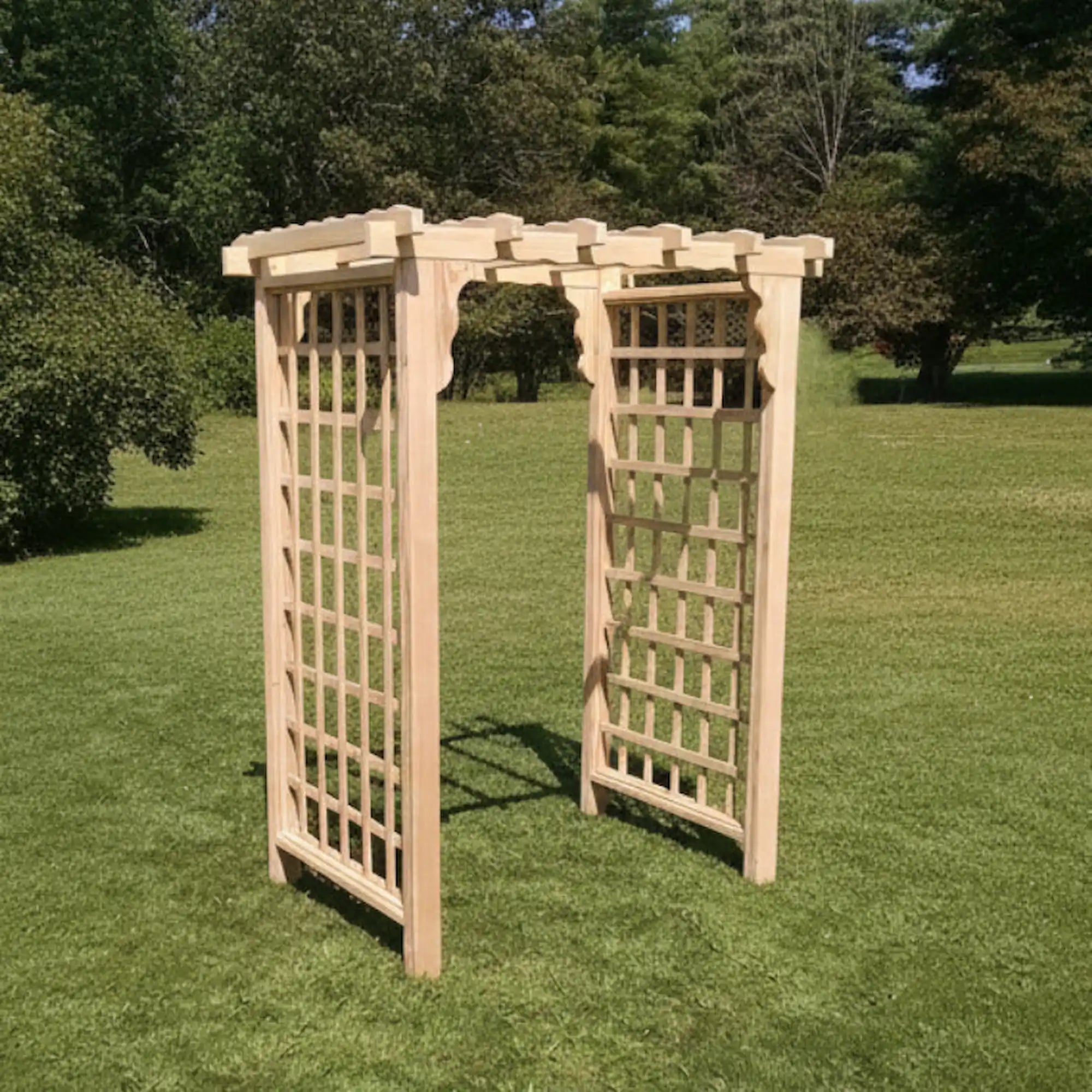 Heritage Lawncraft Bainbridge Pressure Treated Wooden Garden Arbor