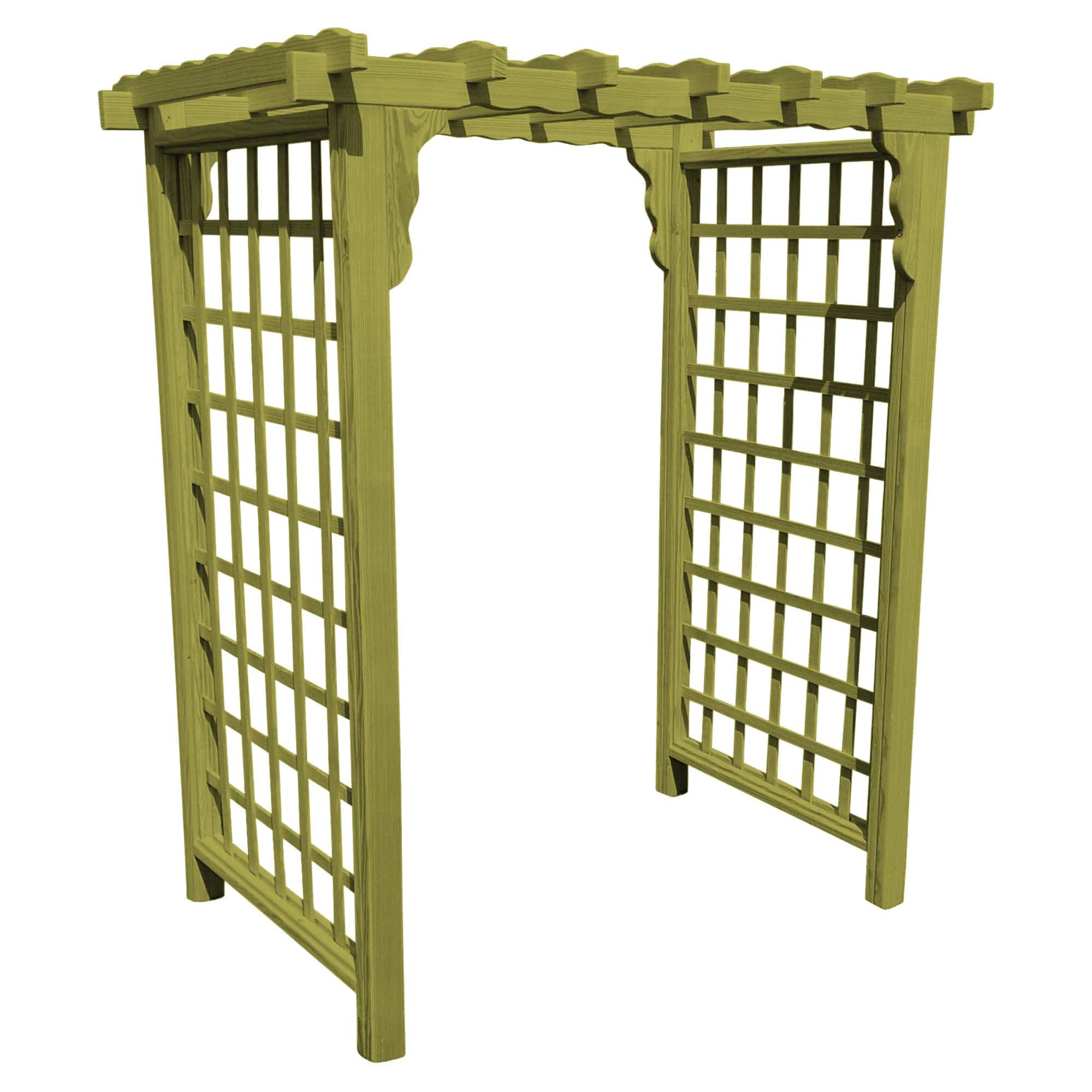 Heritage Lawncraft Bainbridge Pressure Treated Wooden Garden Arbor