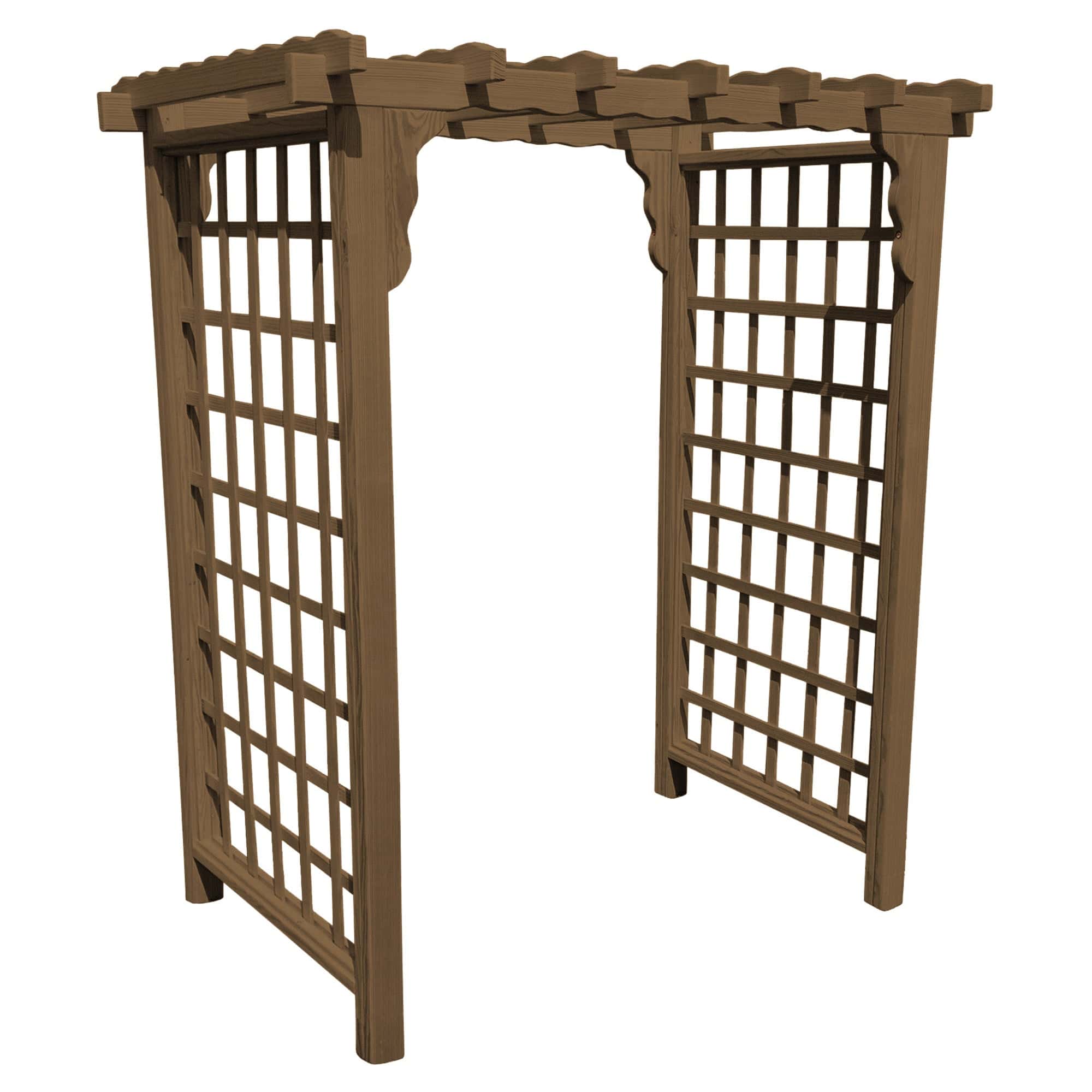 Heritage Lawncraft Bainbridge Pressure Treated Wooden Garden Arbor