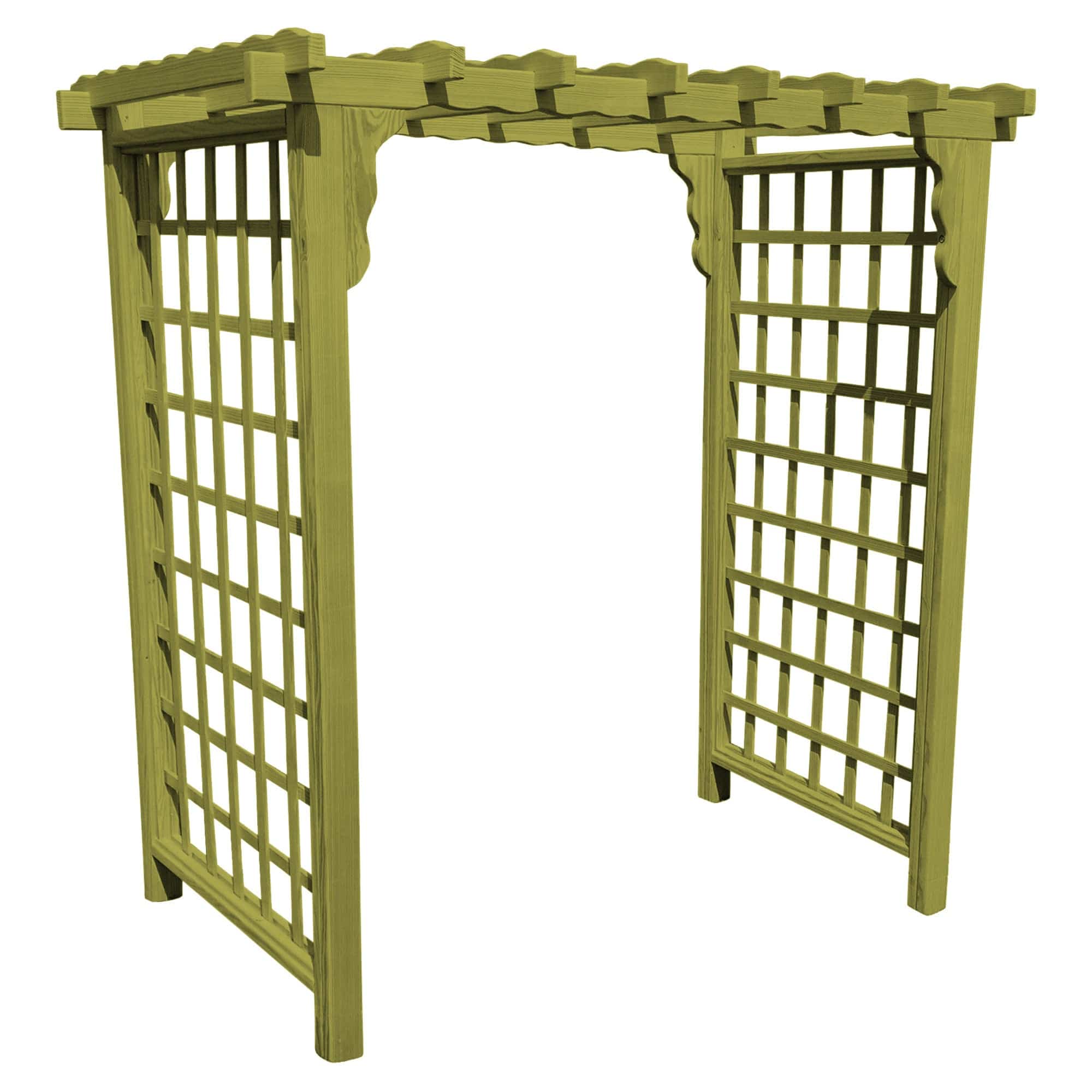 Heritage Lawncraft Bainbridge Pressure Treated Wooden Garden Arbor