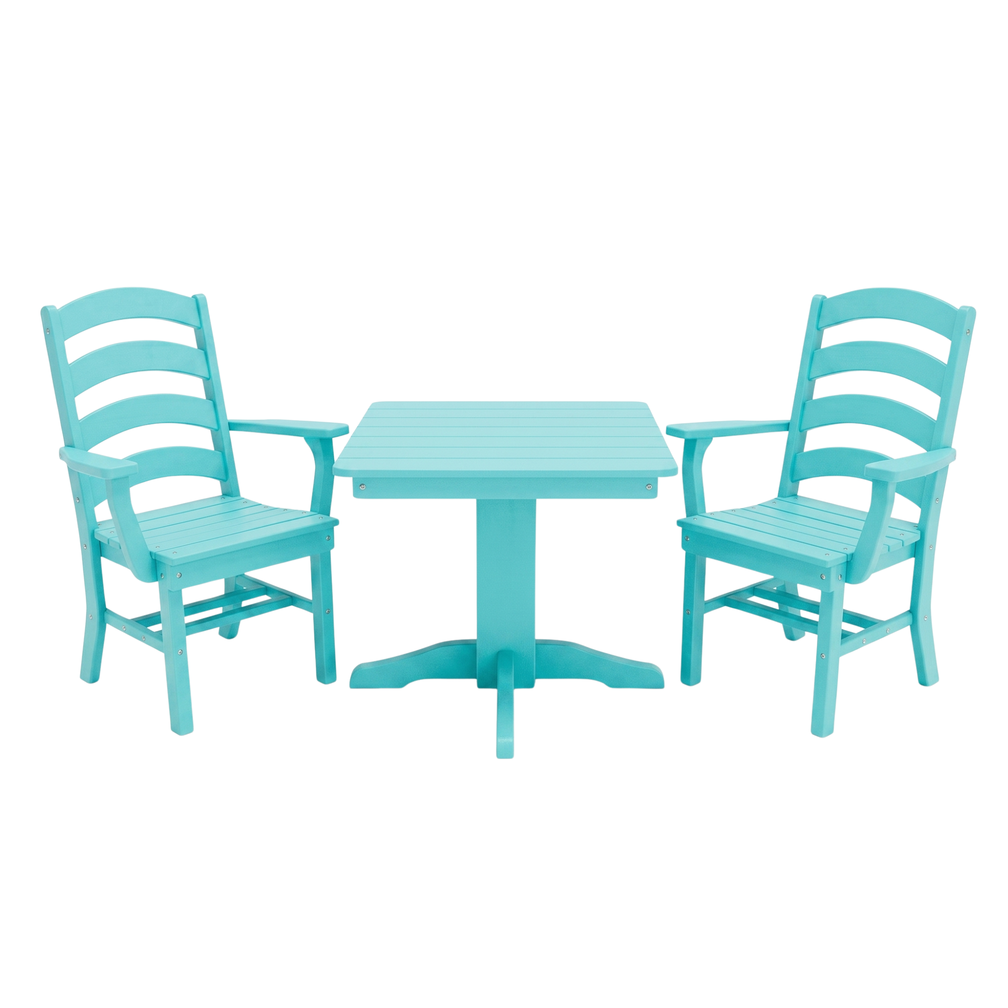 Keystone Amish Co. Josie 2 Person Poly Outdoor Dining Set with Square Table