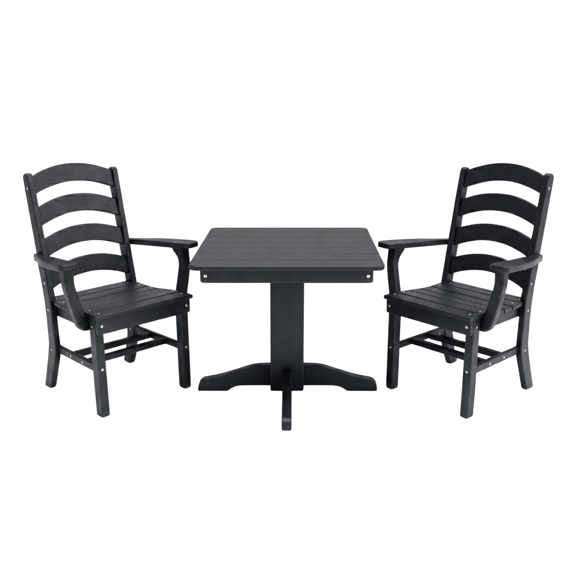 Keystone Amish Co. Josie 2 Person Poly Outdoor Dining Set with Square Table