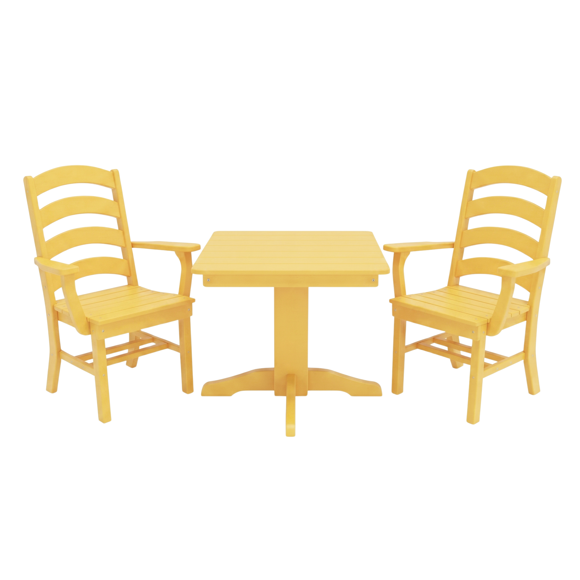 Keystone Amish Co. Josie 2 Person Poly Outdoor Dining Set with Square Table