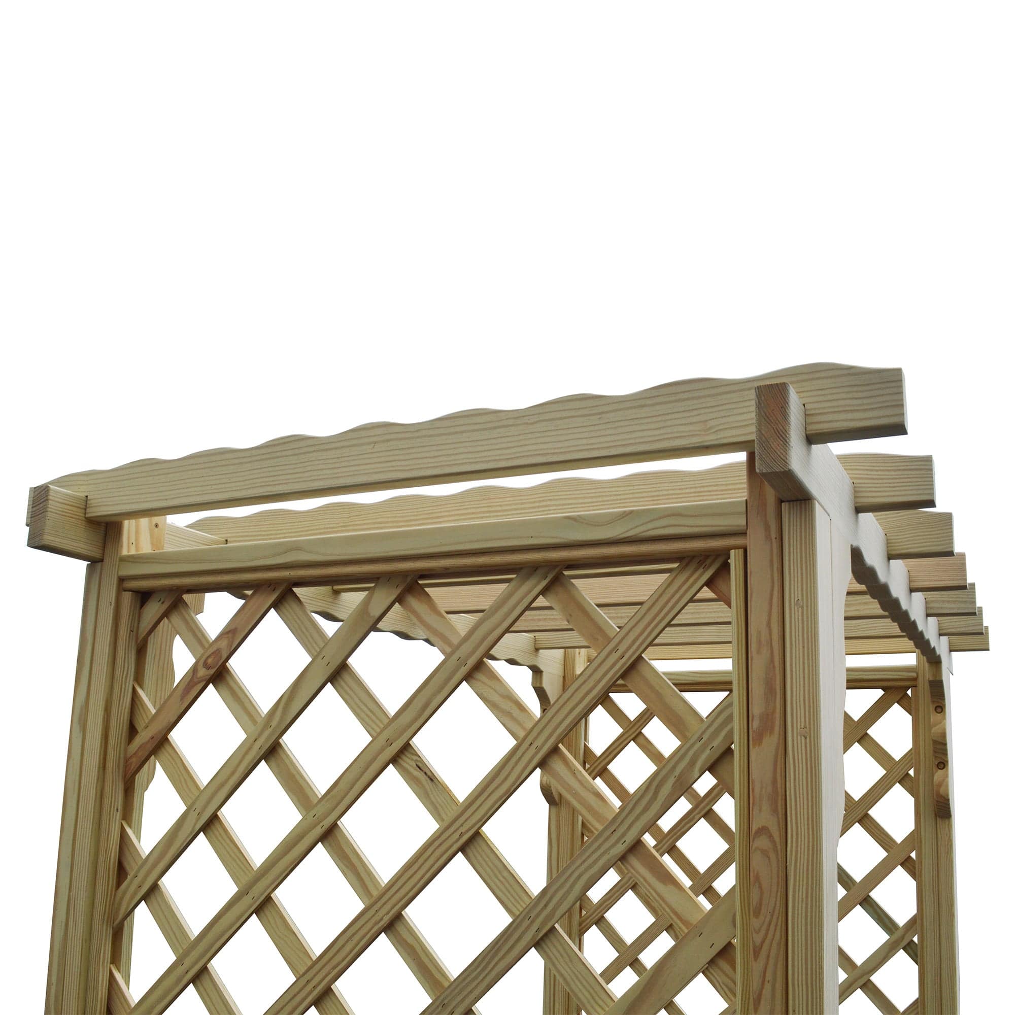 Heritage Lawncraft Manchester Pressure Treated Wooden Garden Arbor