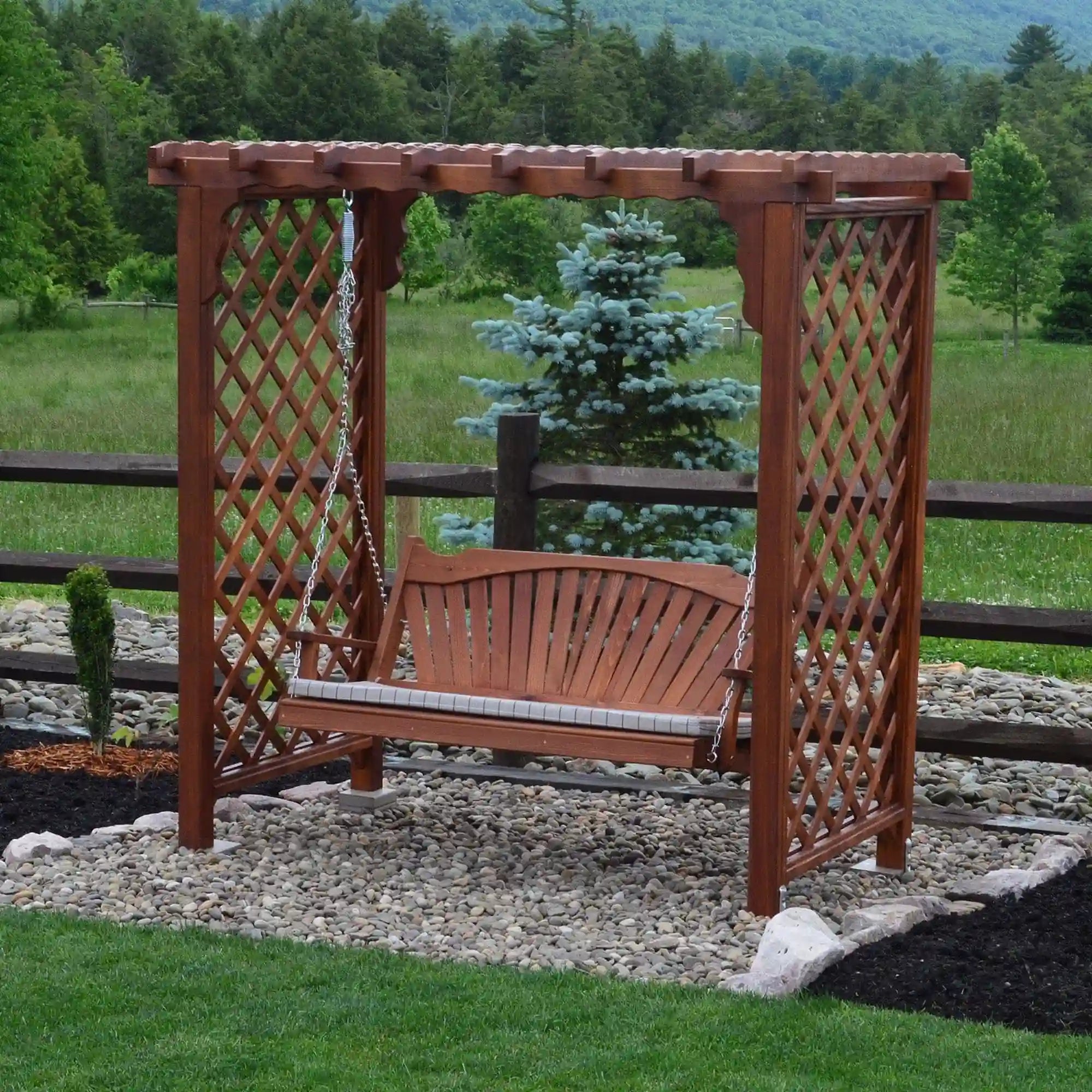 Heritage Lawncraft Manchester Cedar Garden Arbor