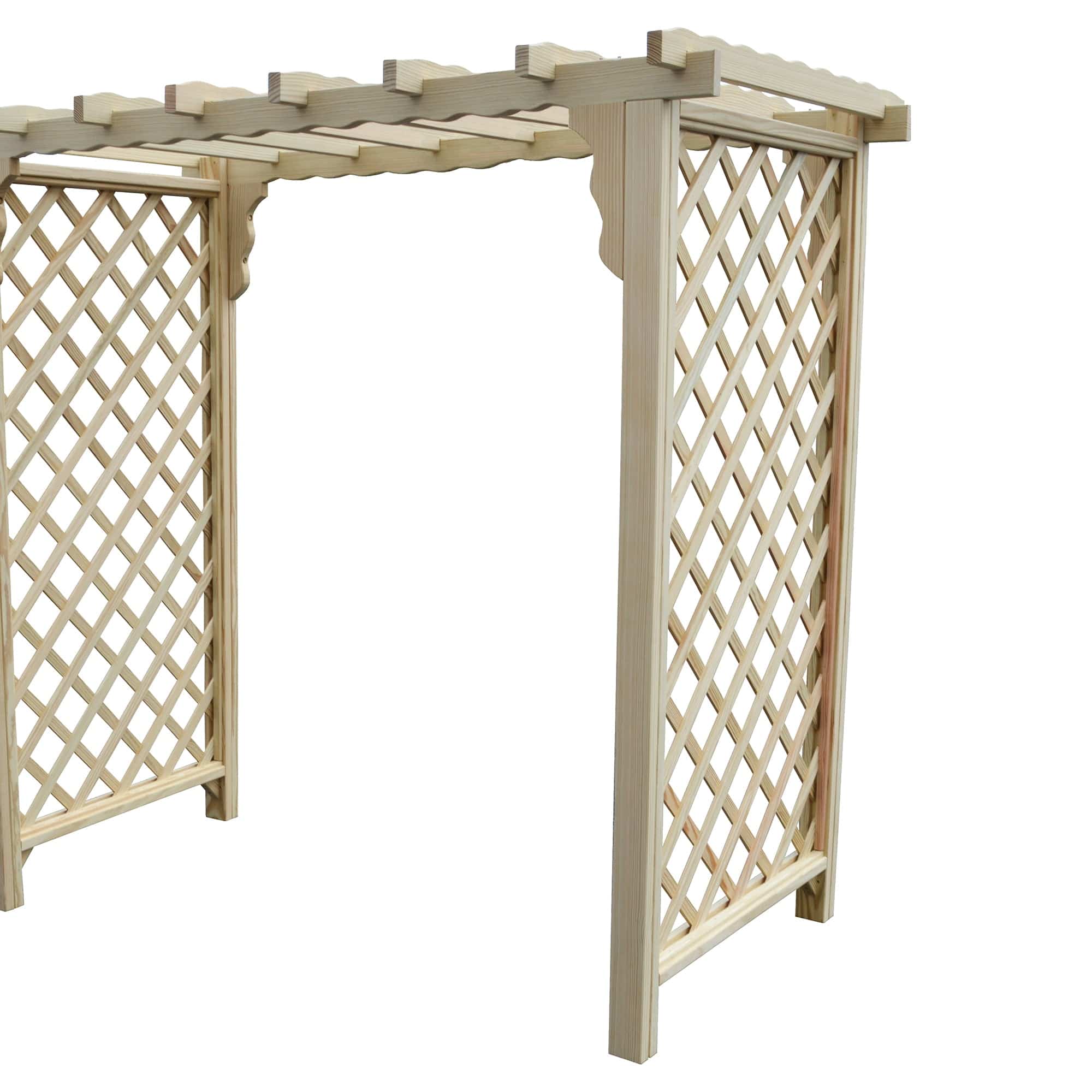 Heritage Lawncraft Manchester Pressure Treated Wooden Garden Arbor