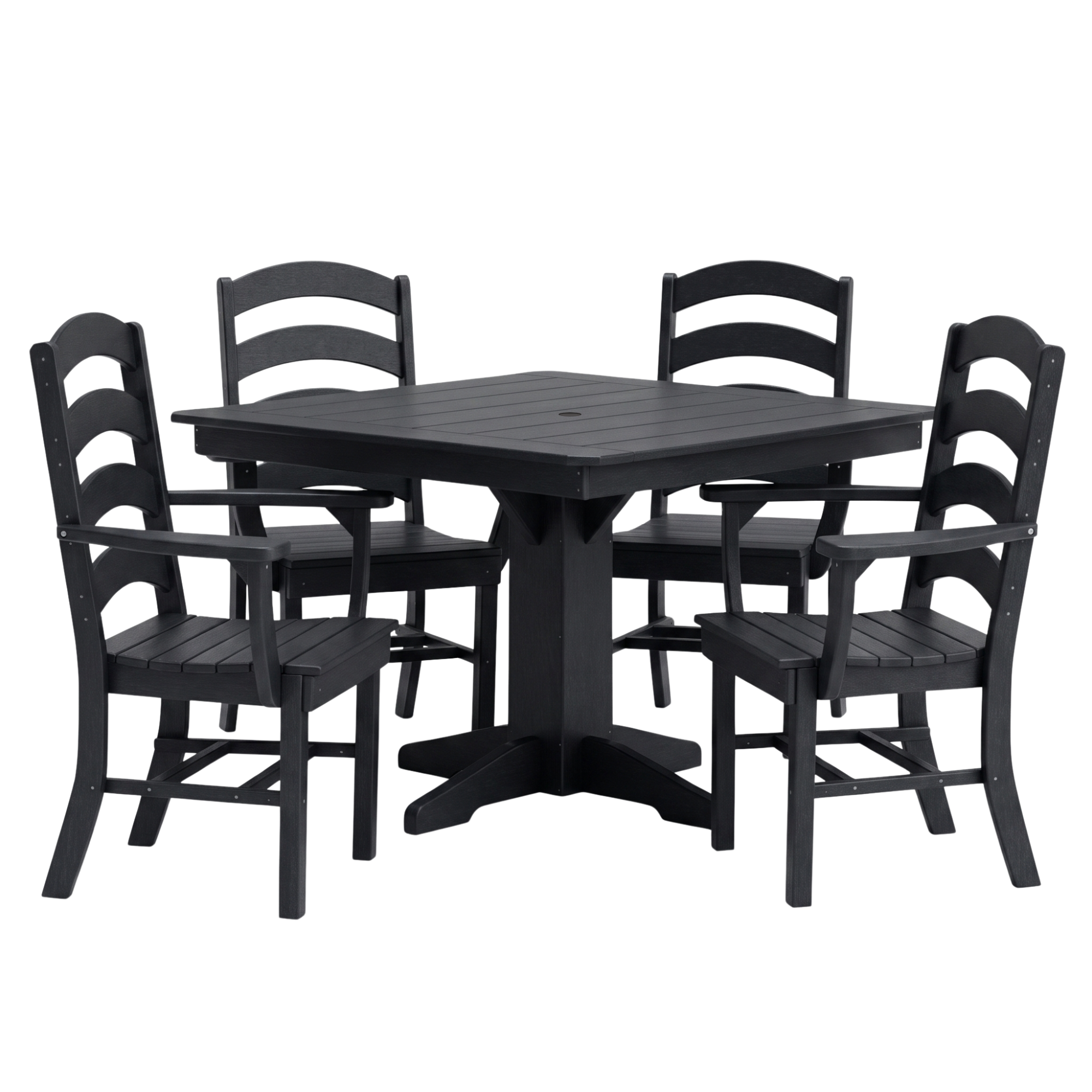 Keystone Amish Co. Josie 5-Piece Square Poly Outdoor Dining Set